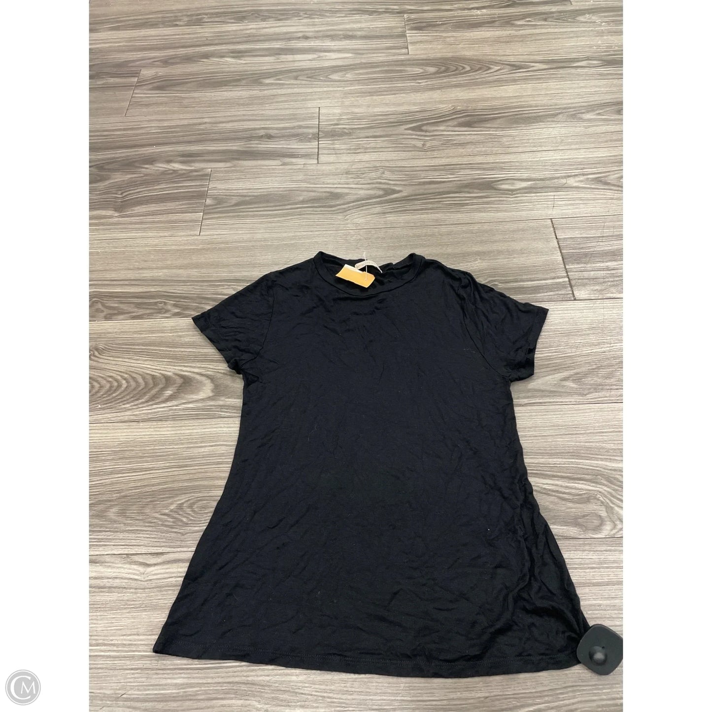 Top Short Sleeve Basic By Active Usa In Black, Size: S