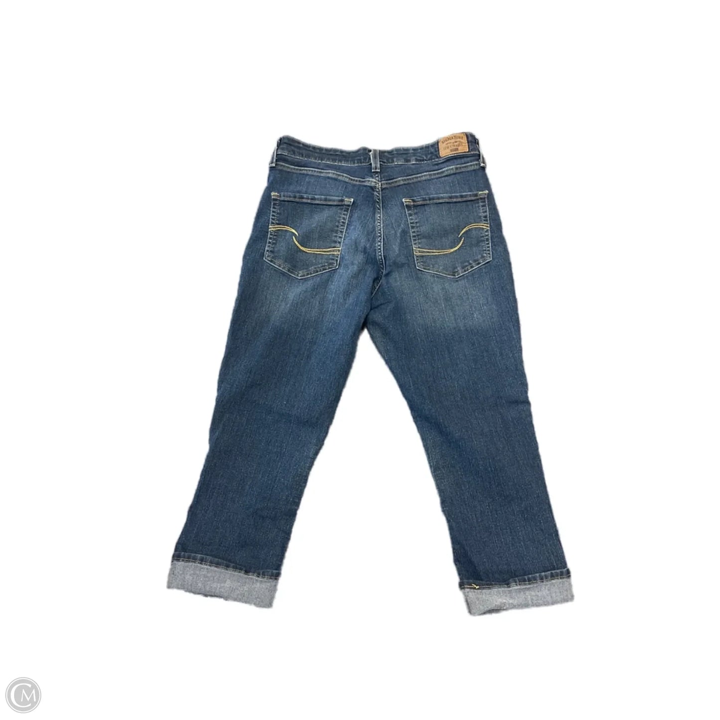Capris By Levis In Blue Denim, Size: 12