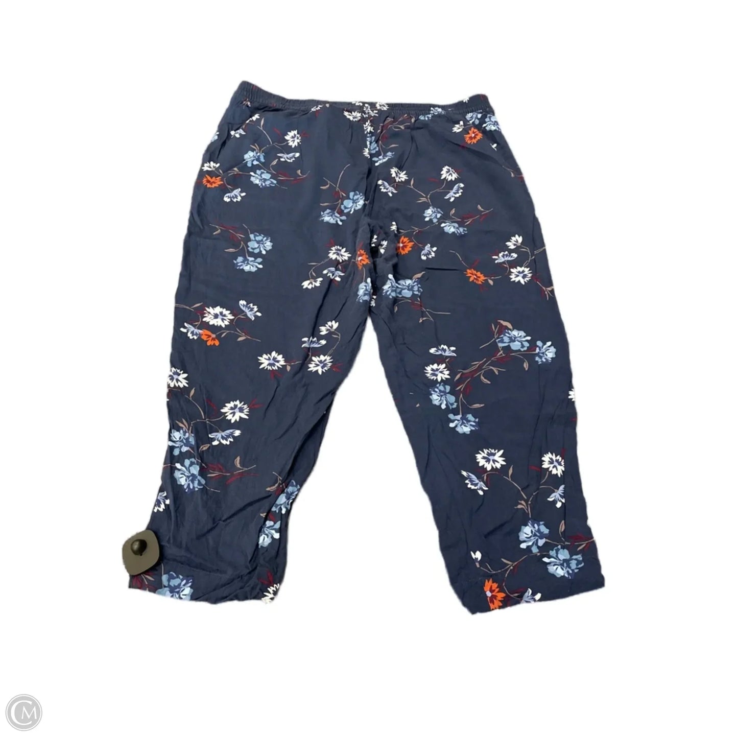 Pants Cropped By Jessica Simpson In Blue, Size: Xxl