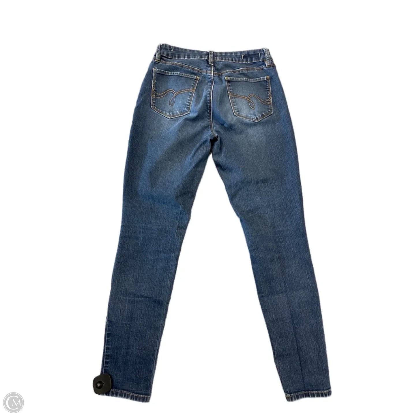 Jeans Skinny By Royalty In Blue Denim, Size: 8