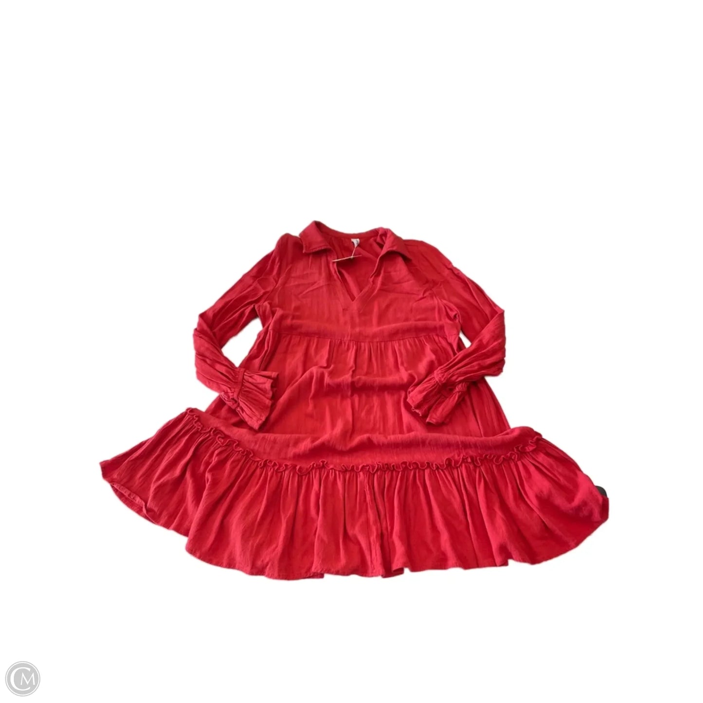 Dress Casual Short By Glam In Red, Size: M