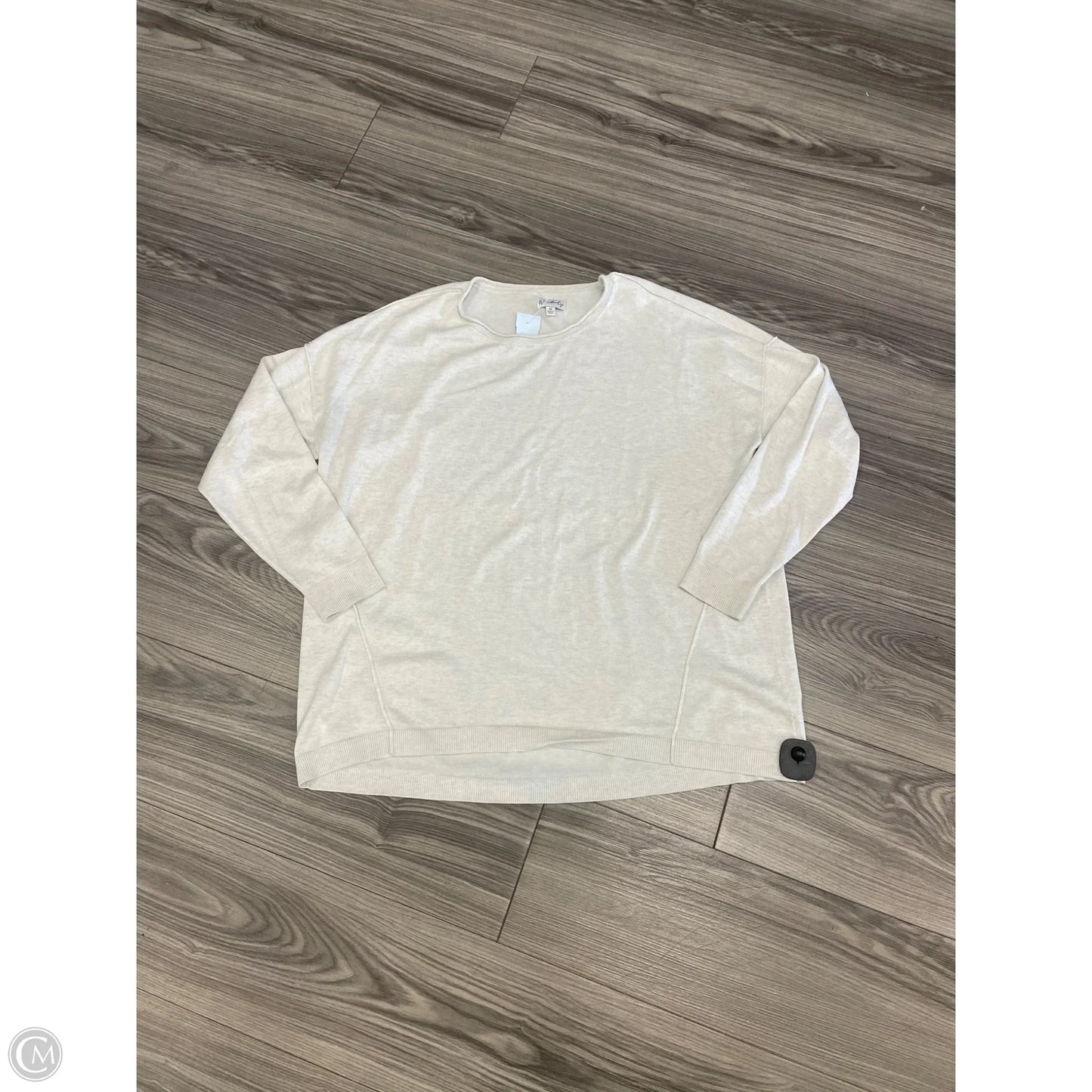 Top Long Sleeve By Wonderly In Cream, Size: M