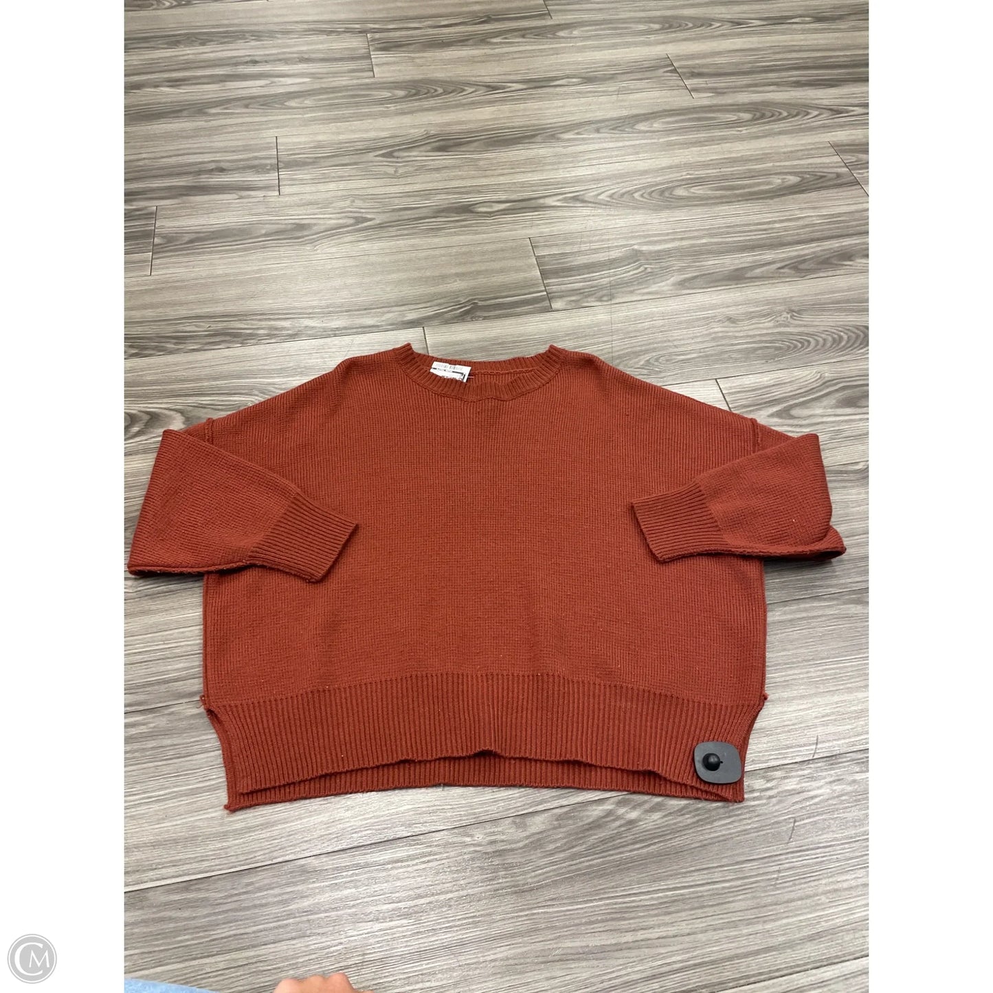 Sweater By Clothes Mentor In Orange, Size: M