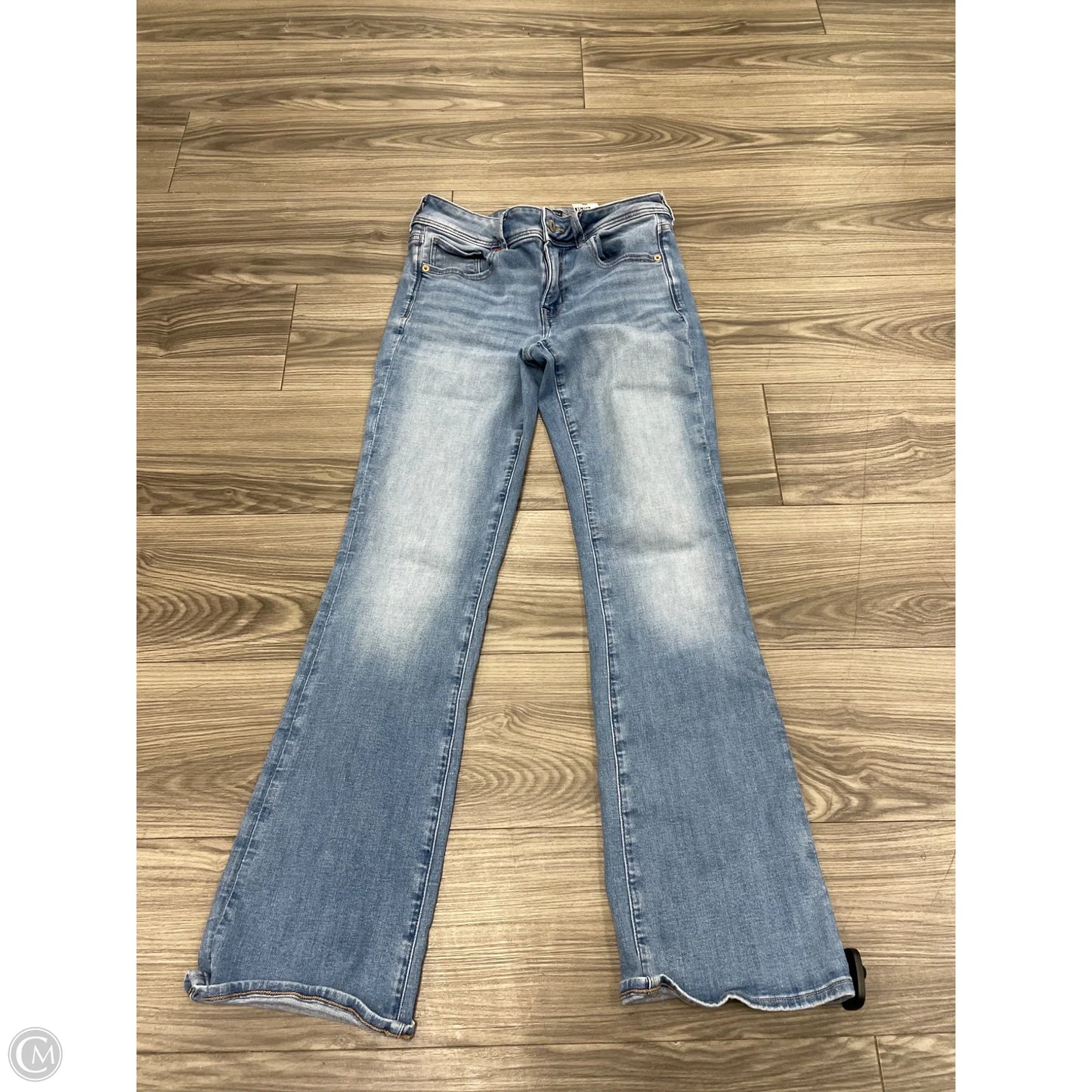 Jeans Boot Cut By American Eagle In Blue Denim, Size: 6