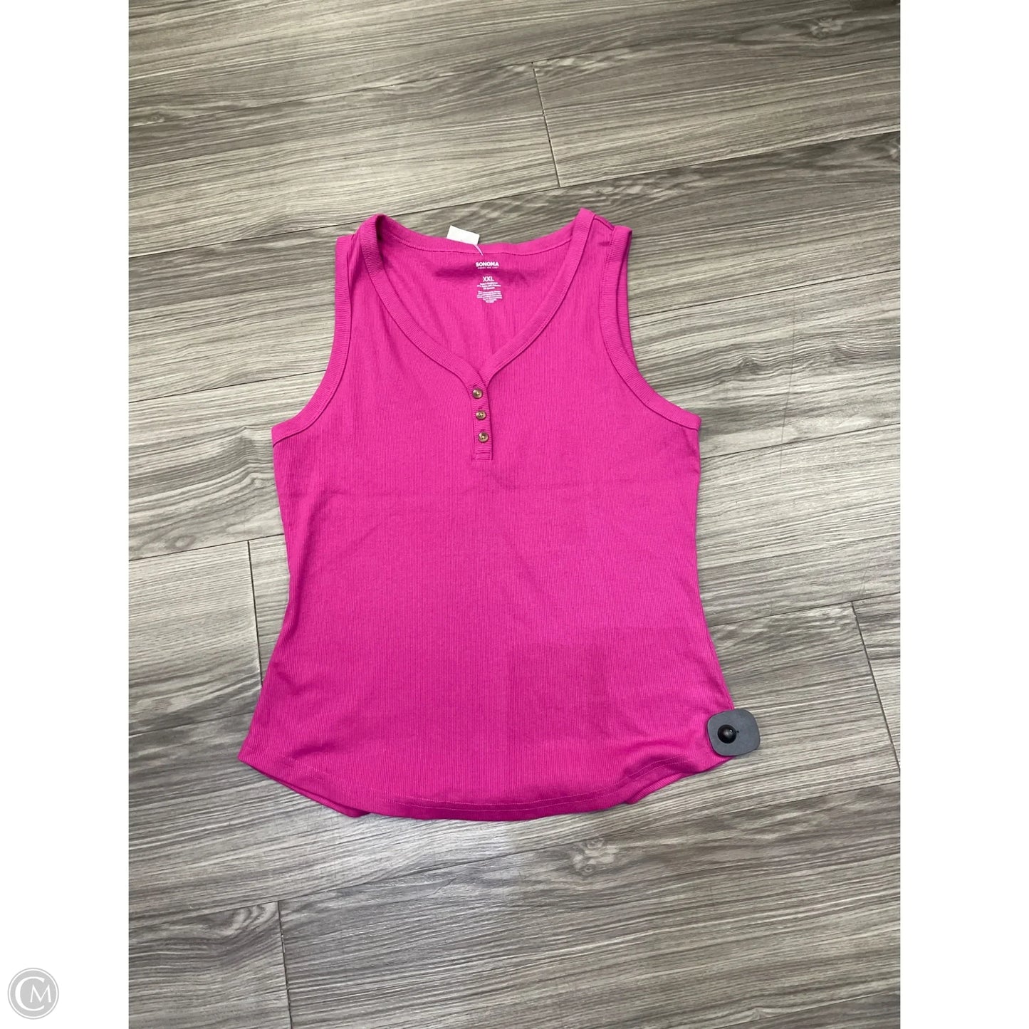 Tank Top By Sonoma In Pink, Size: Xxl