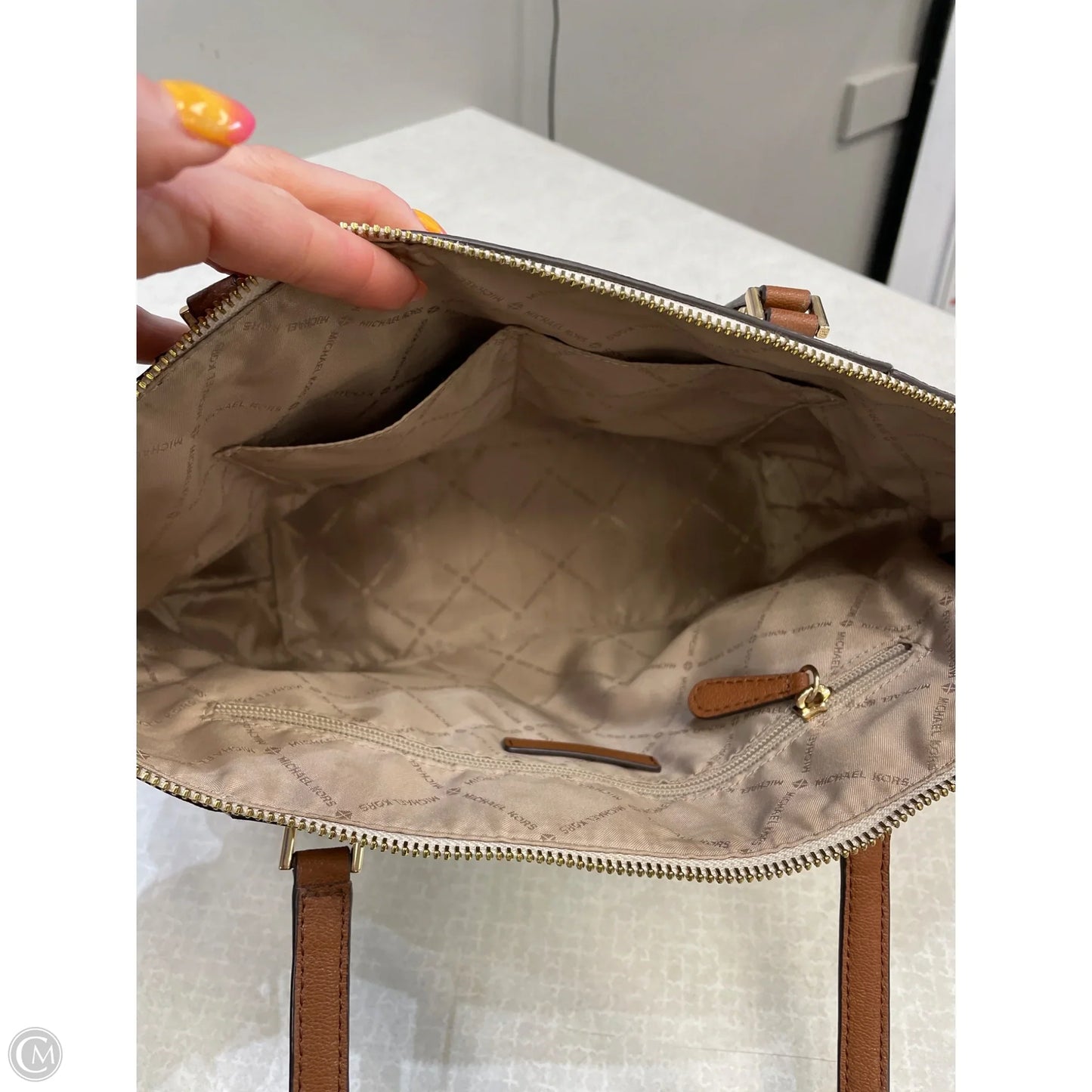 Handbag Designer By Michael Kors, Size: Medium