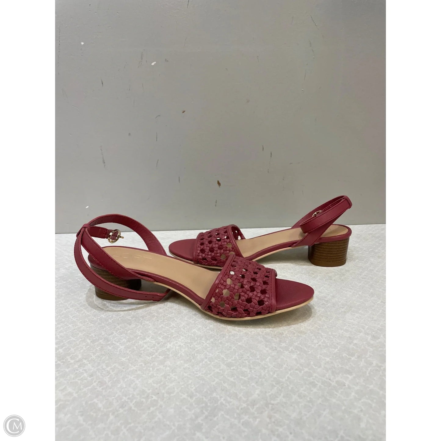 Shoes Heels Block By Loft In Red, Size: 5.5