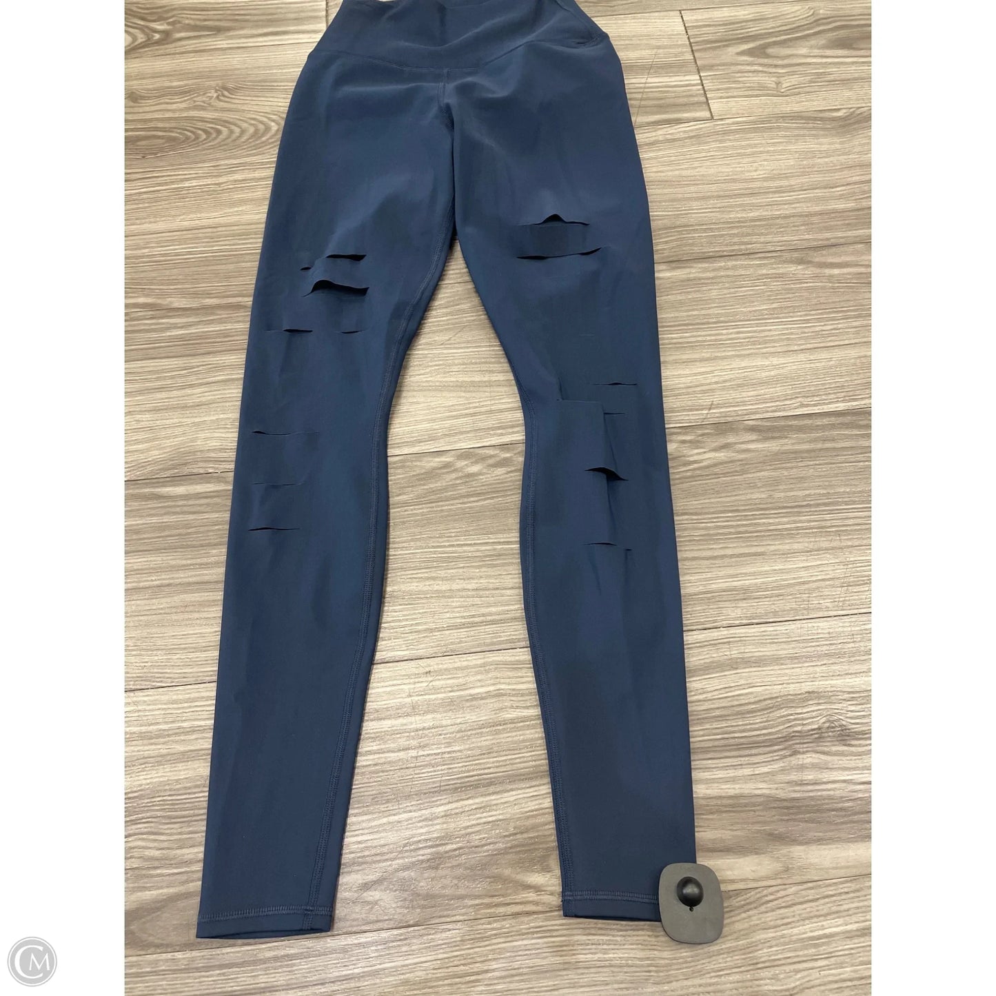 Athletic Leggings By Alo In Navy, Size: S