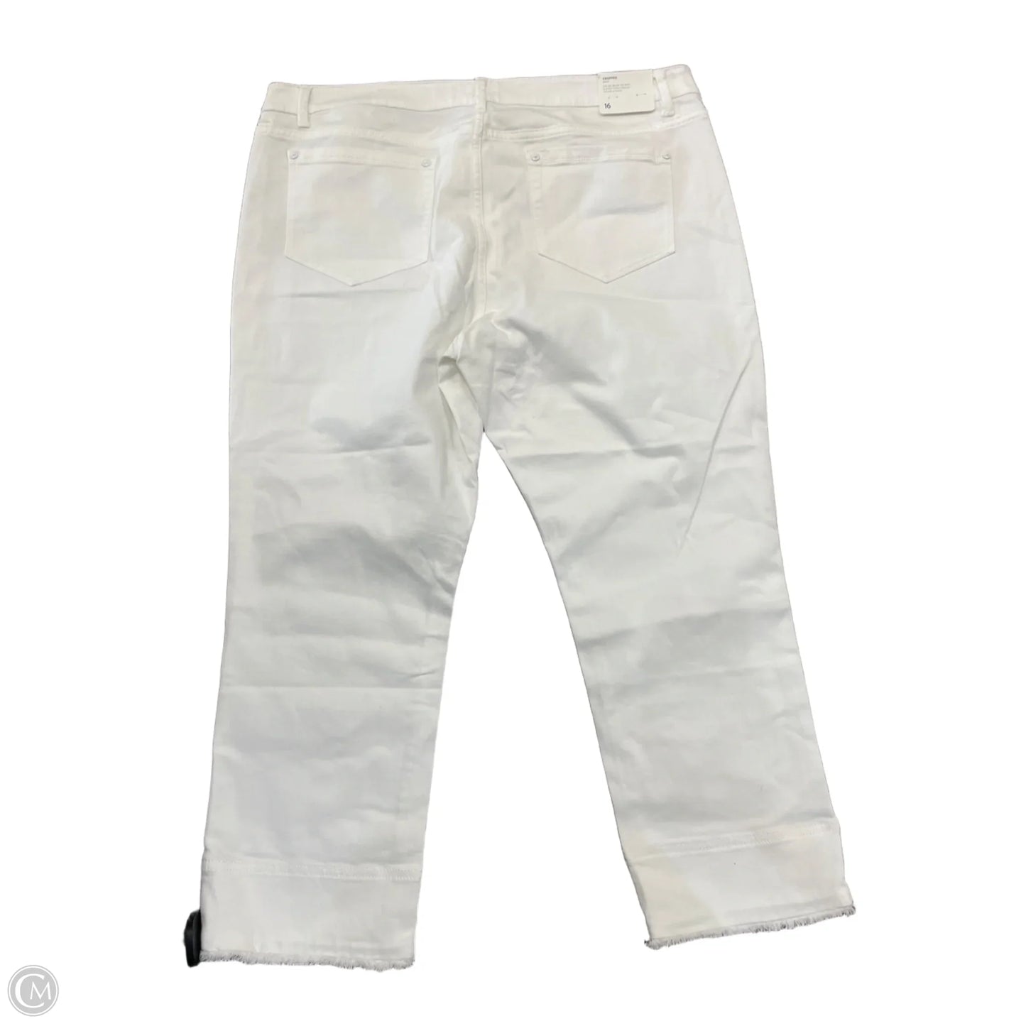Pants Cropped By J. Jill In White, Size: 16