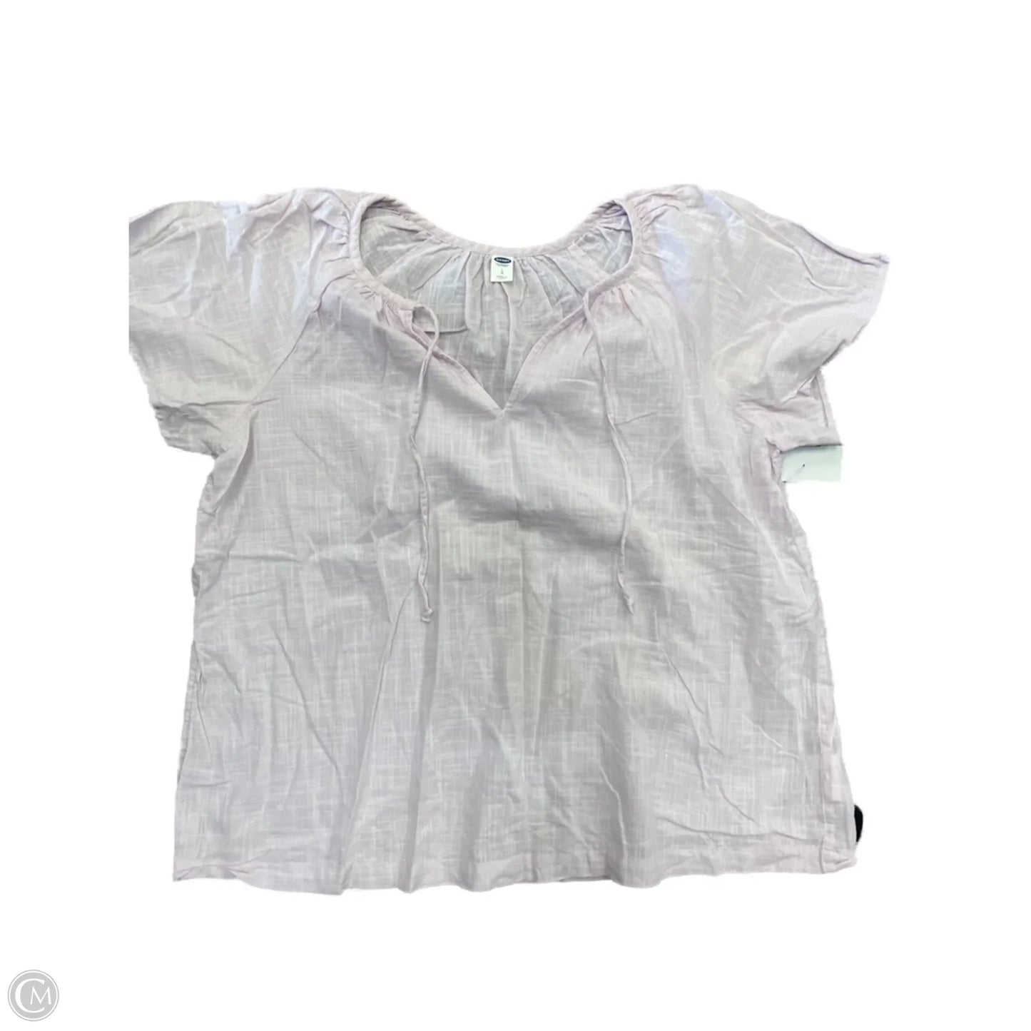 Top Short Sleeve By Old Navy In Pink, Size: L