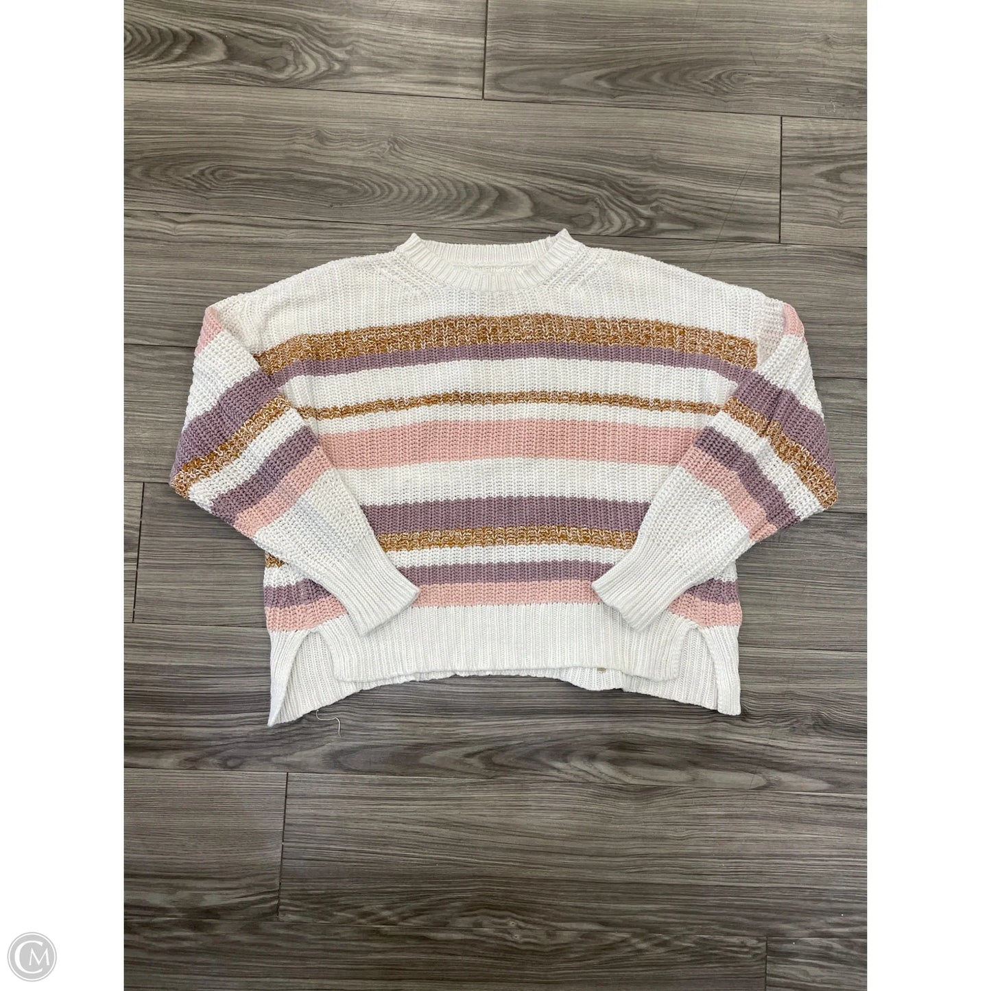 Sweater By Aeropostale In Striped Pattern, Size: S