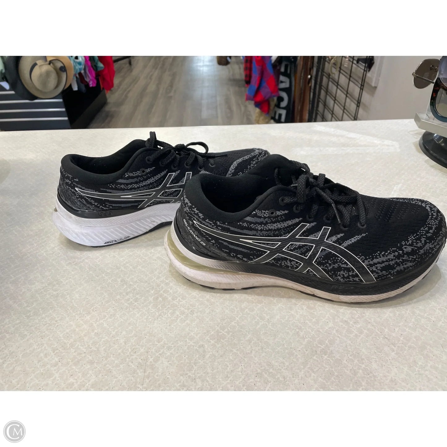 Shoes Athletic By Asics In Black, Size: 10