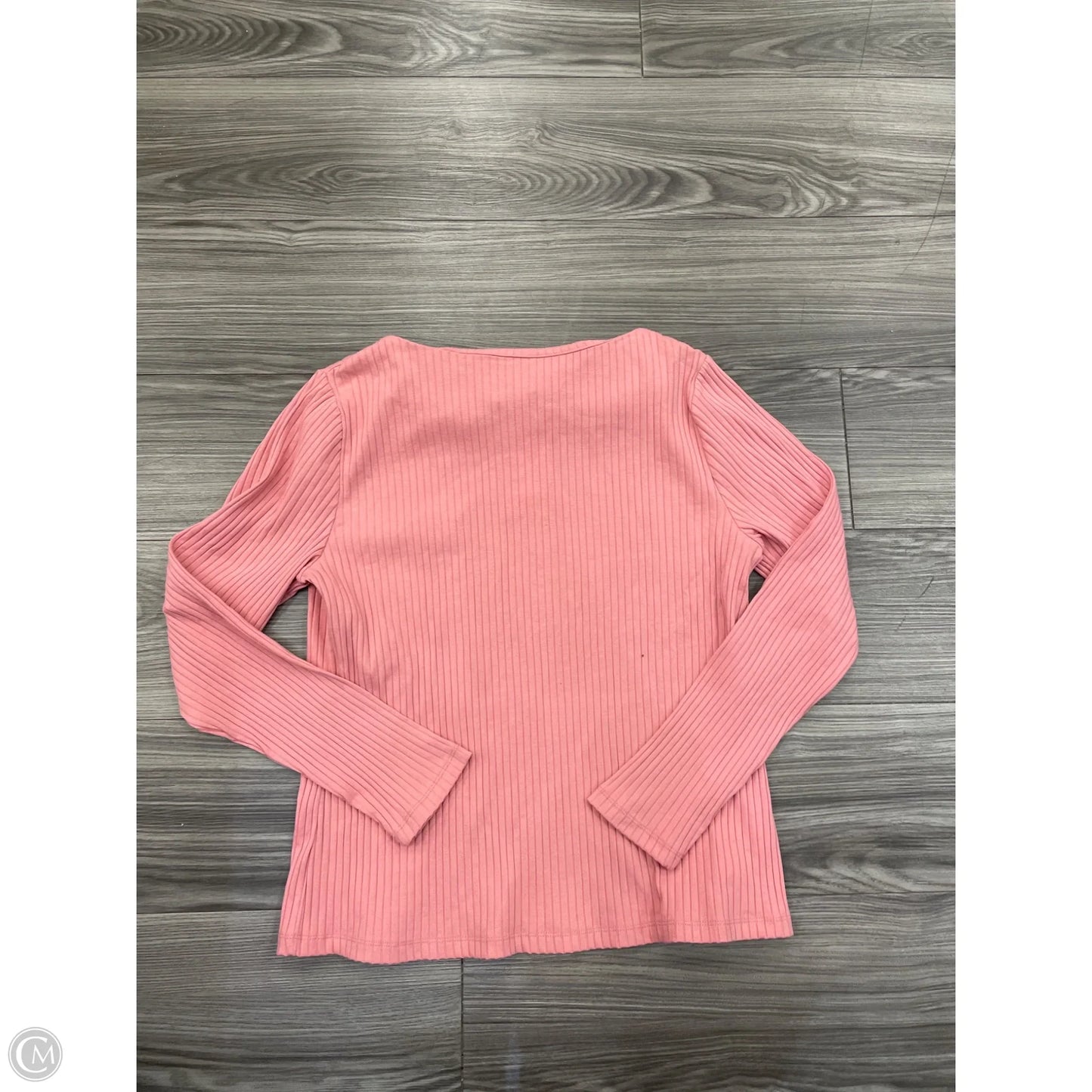 Top Long Sleeve By A New Day In Pink, Size: Xl