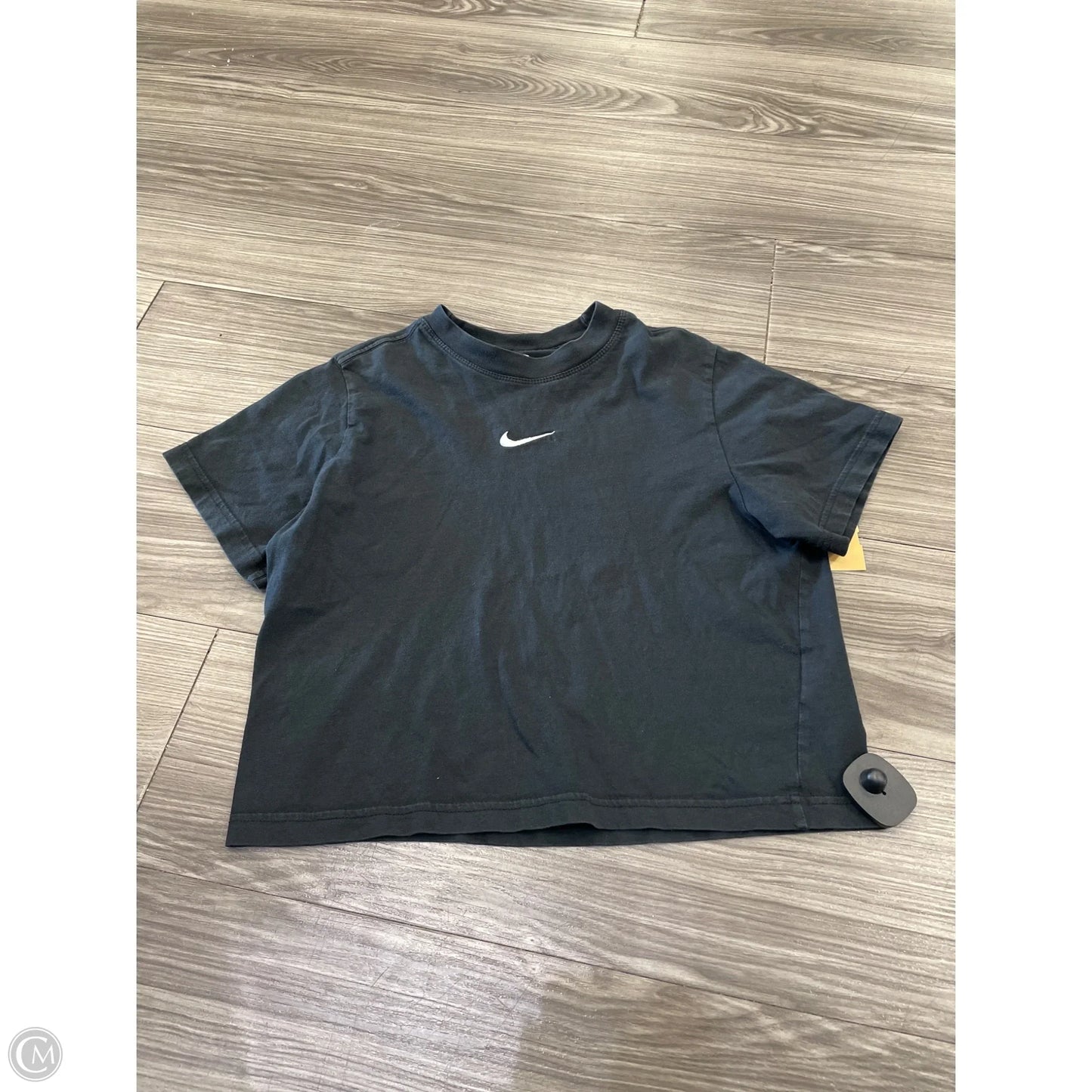Top Short Sleeve By Nike In Black, Size: L