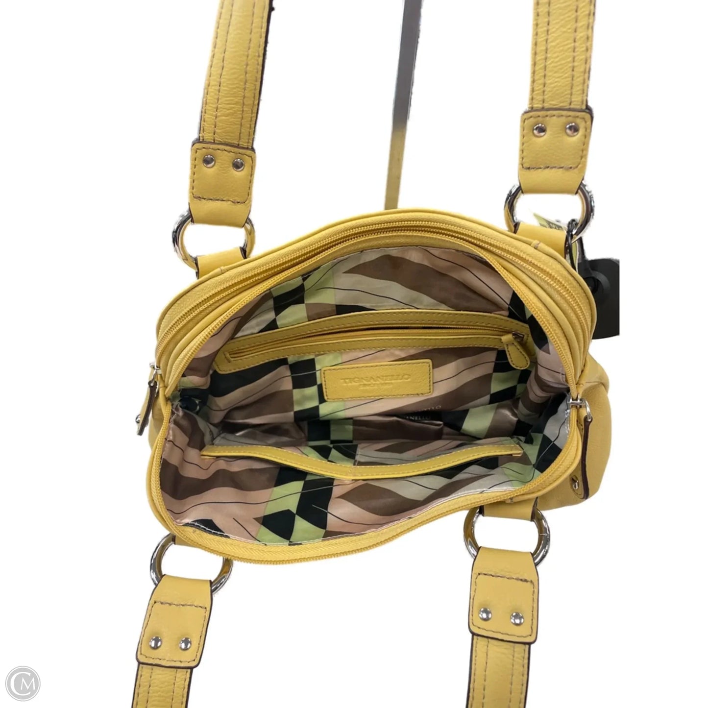 Handbag Leather By Tignanello Purses, Size: Large