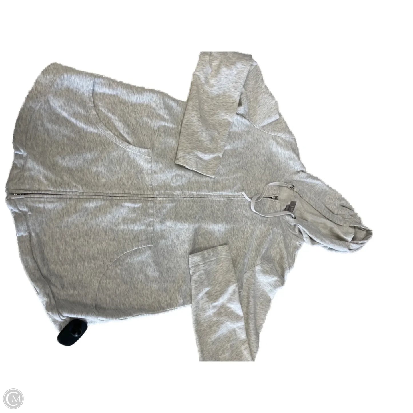 Sweatshirt Hoodie By J. Jill In Grey, Size: S