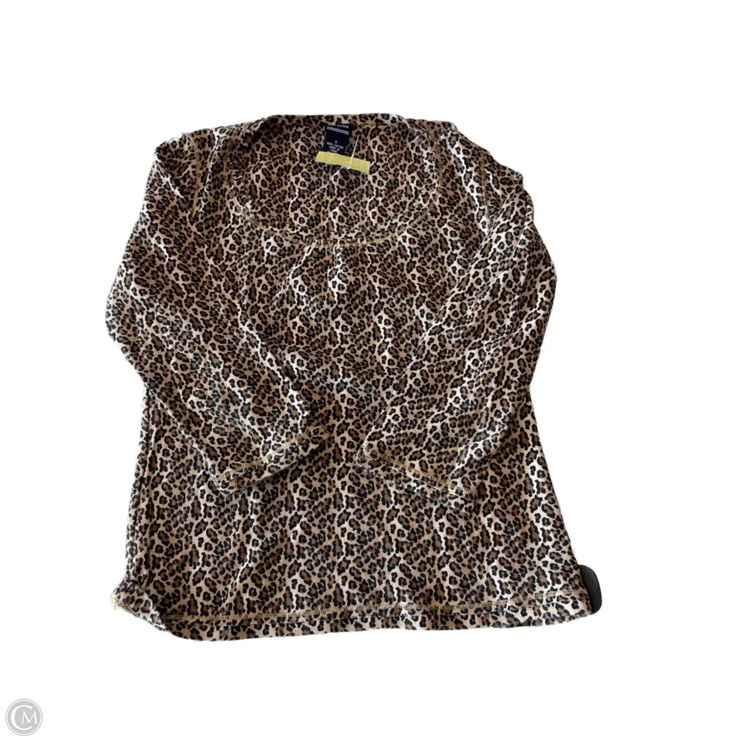 Top Long Sleeve By Clothes Mentor In Animal Print, Size: S