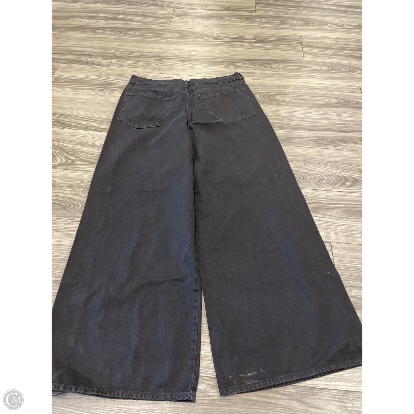 Jeans Wide Leg By Universal Thread In Black, Size: 14