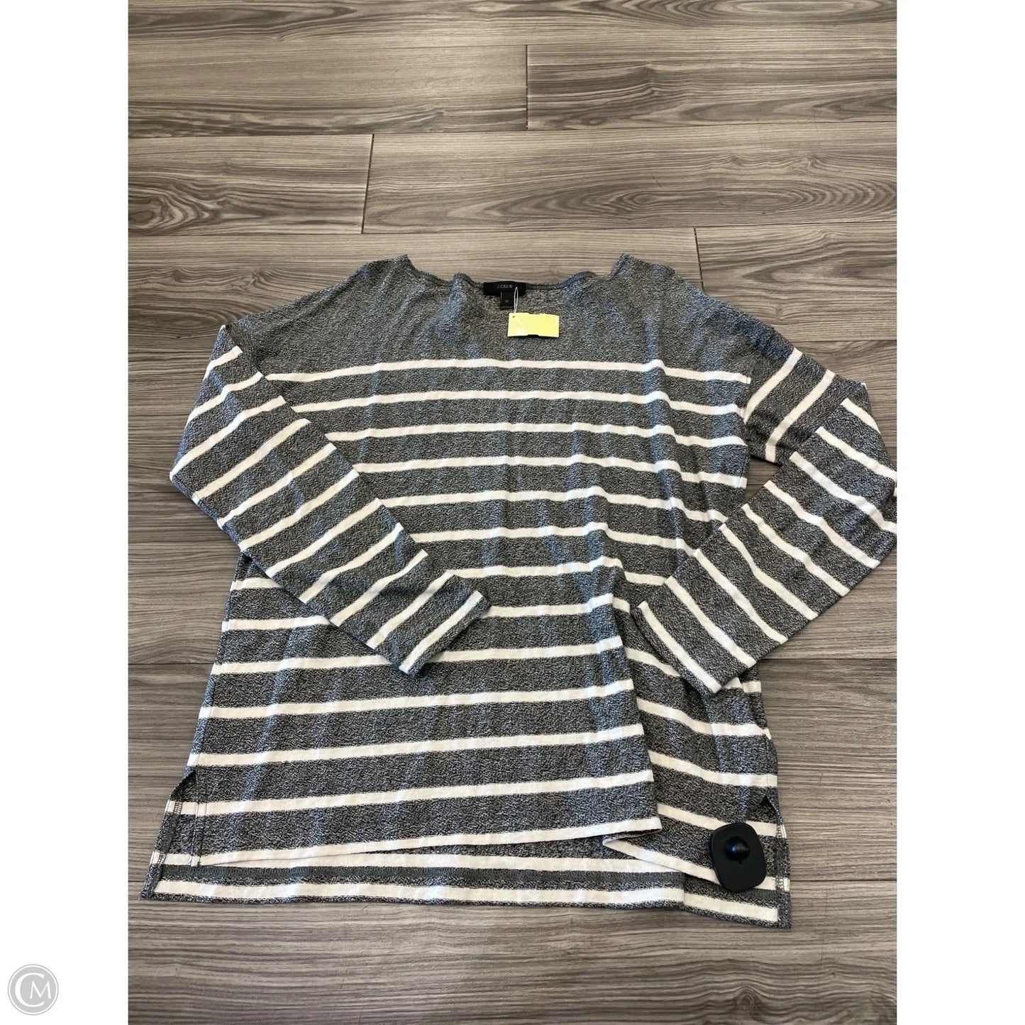 Top Long Sleeve By J. Crew In Striped Pattern, Size: M