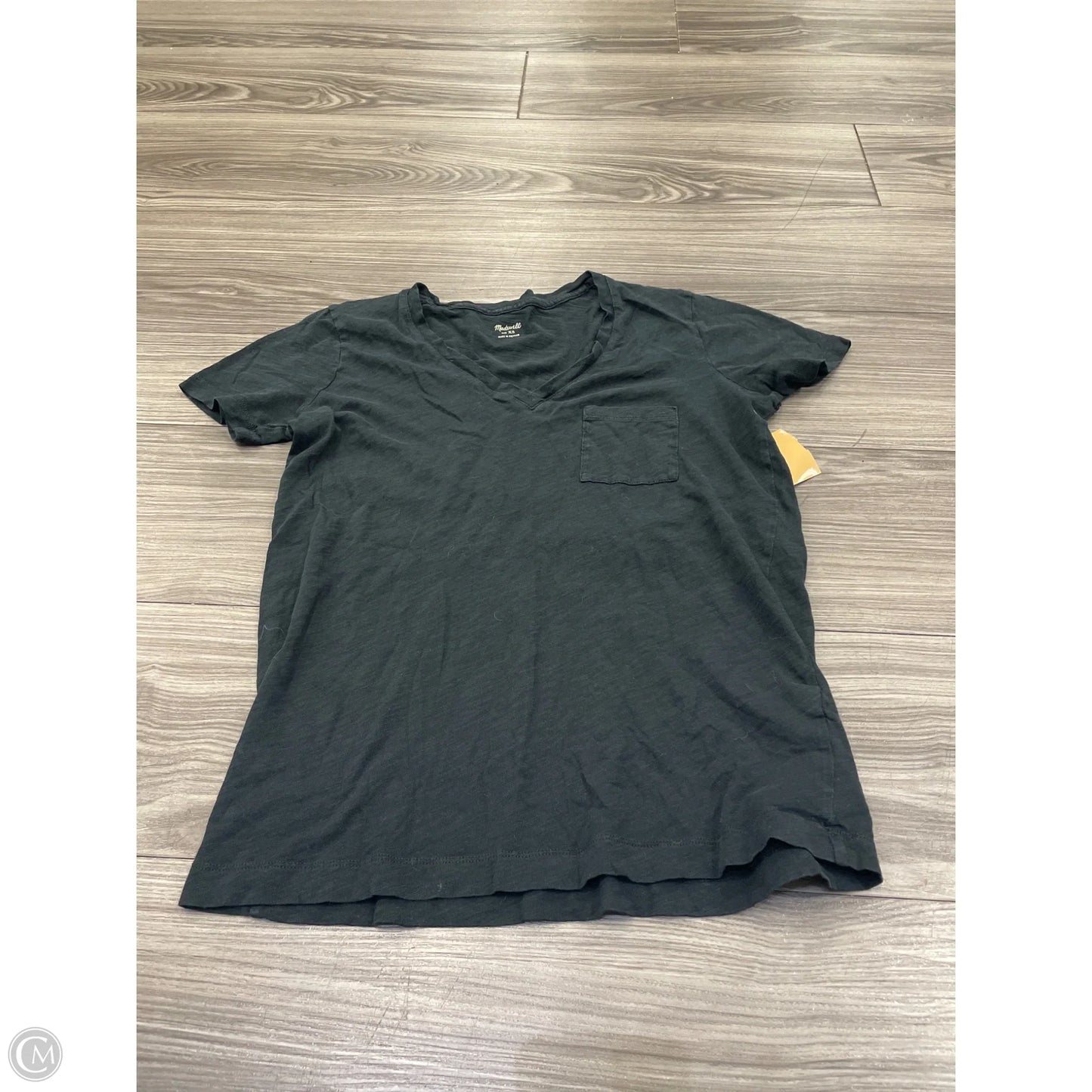 Top Short Sleeve By Madewell In Black, Size: Xs