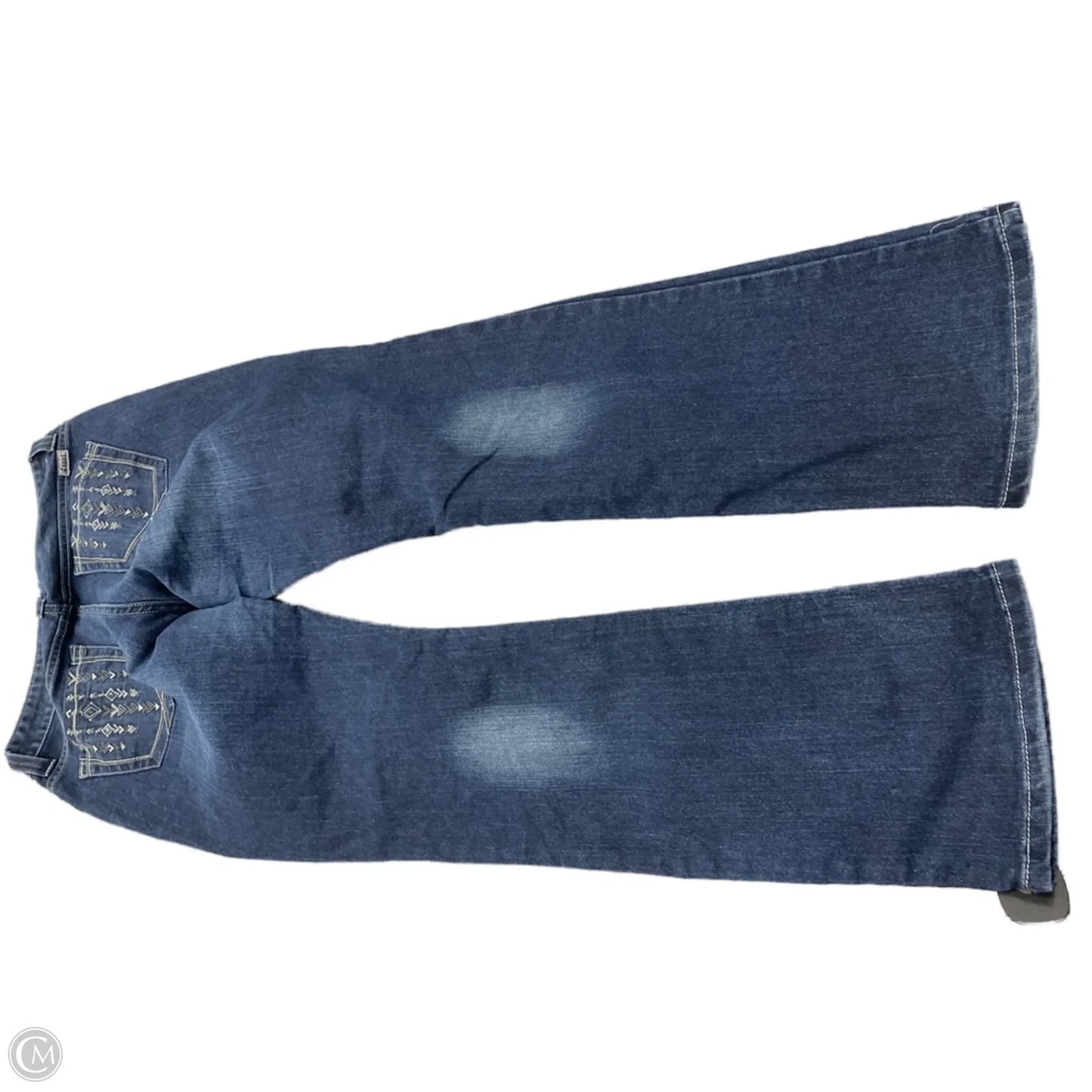 Jeans Straight By Clothes Mentor In Blue Denim, Size: 12