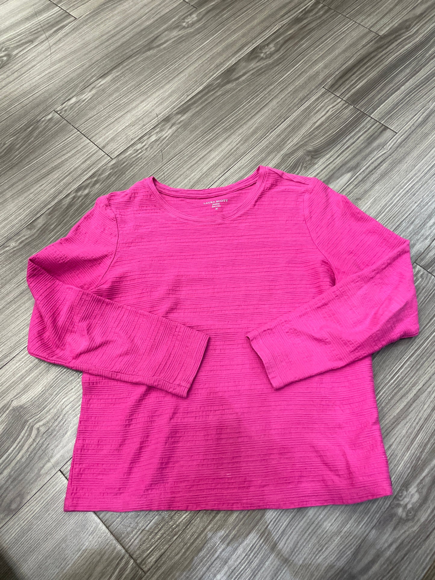 Top 3/4 Sleeve By Laura Scott Size: M