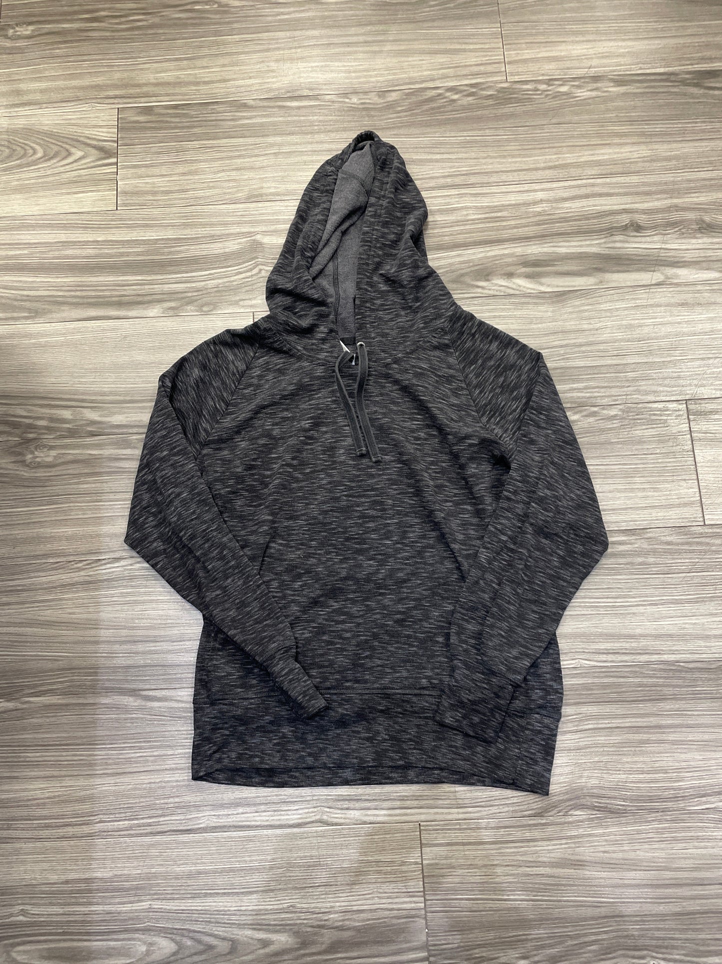 Sweatshirt Hoodie By Green Tea In Grey, Size: Xl