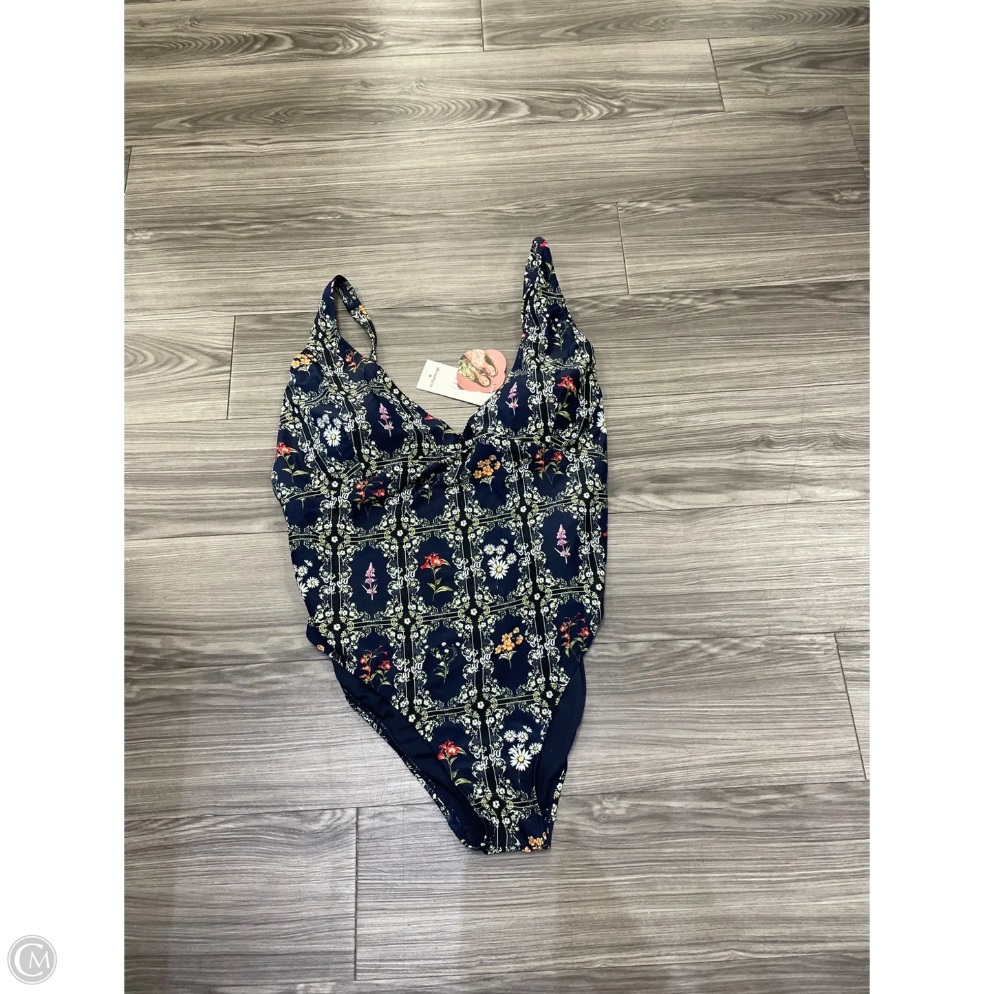 Swimsuit By Agua Bendita In Navy, Size: 3x