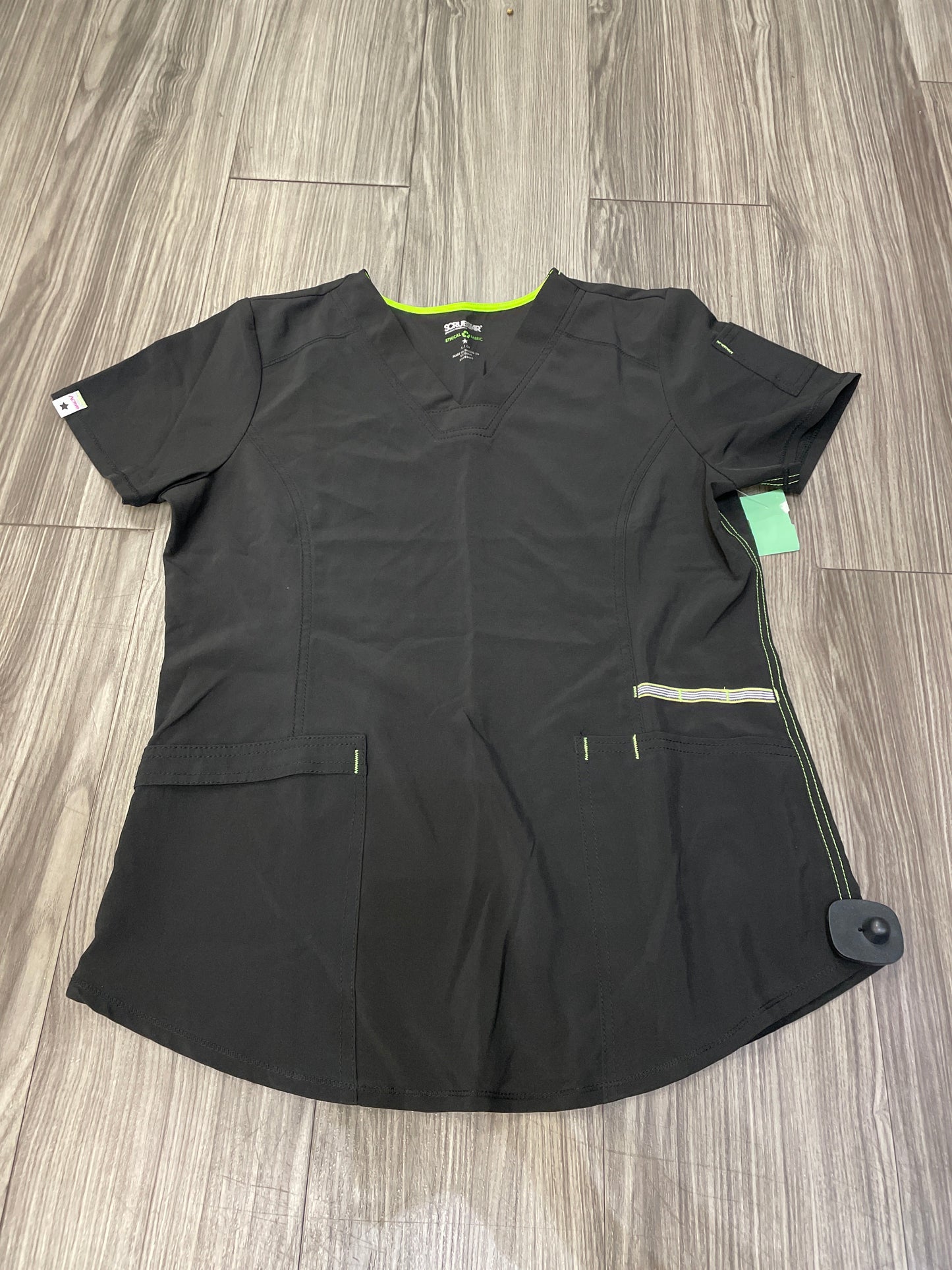 Black Top Short Sleeve Clothes Mentor, Size S