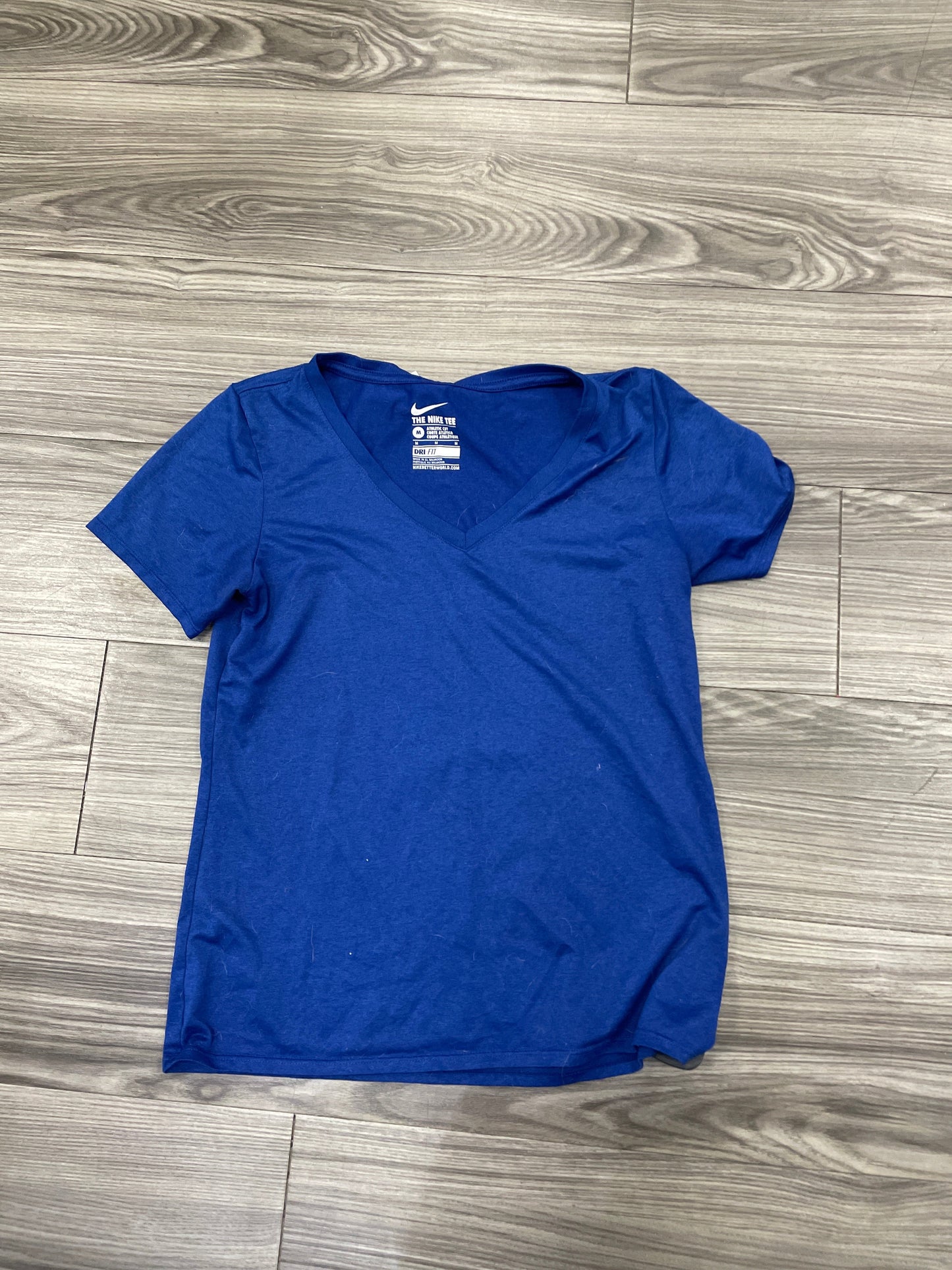 Top Short Sleeve By Nike In Black, Size: S