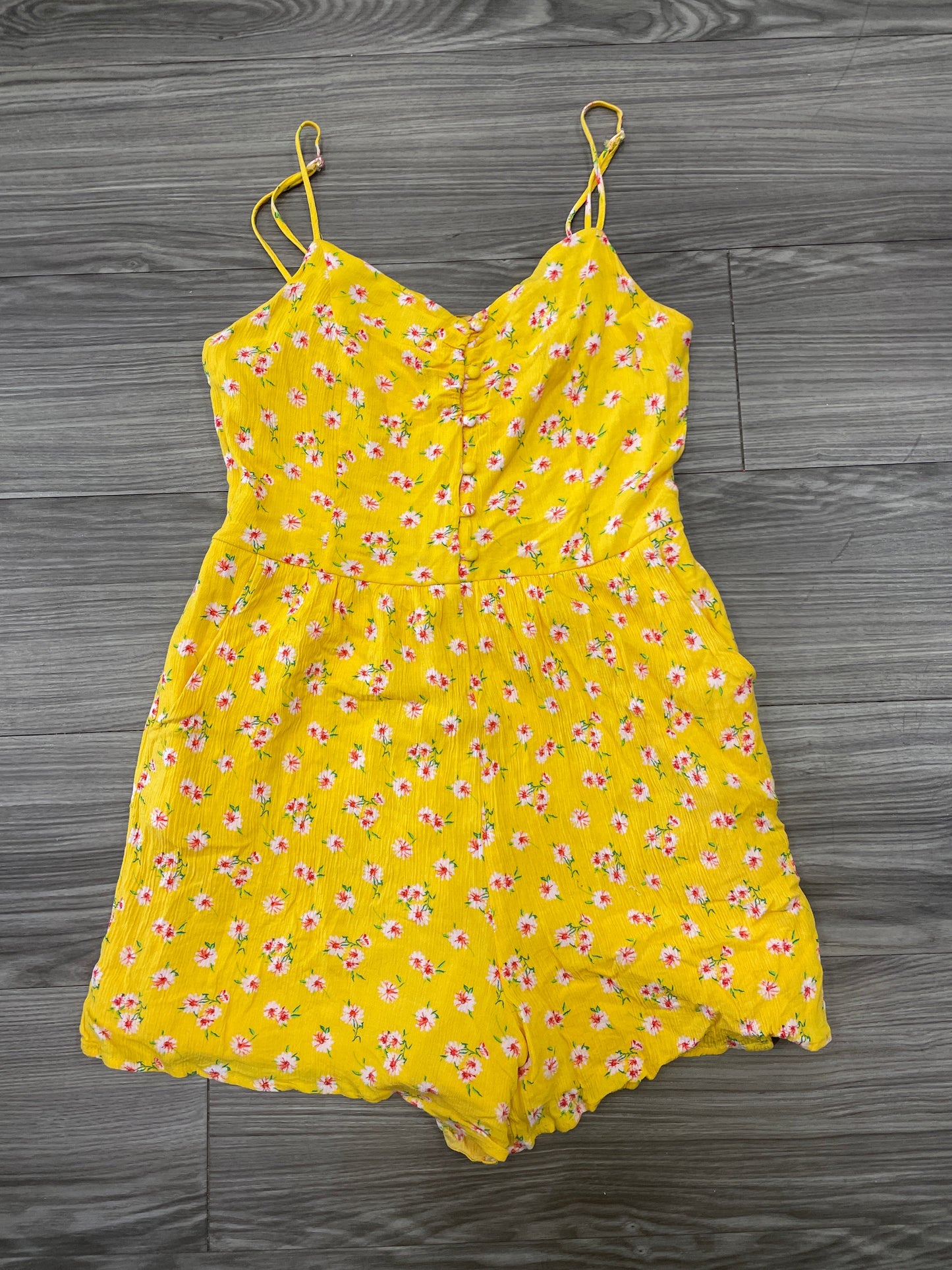 Romper By One Clothing In Floral Print, Size: M