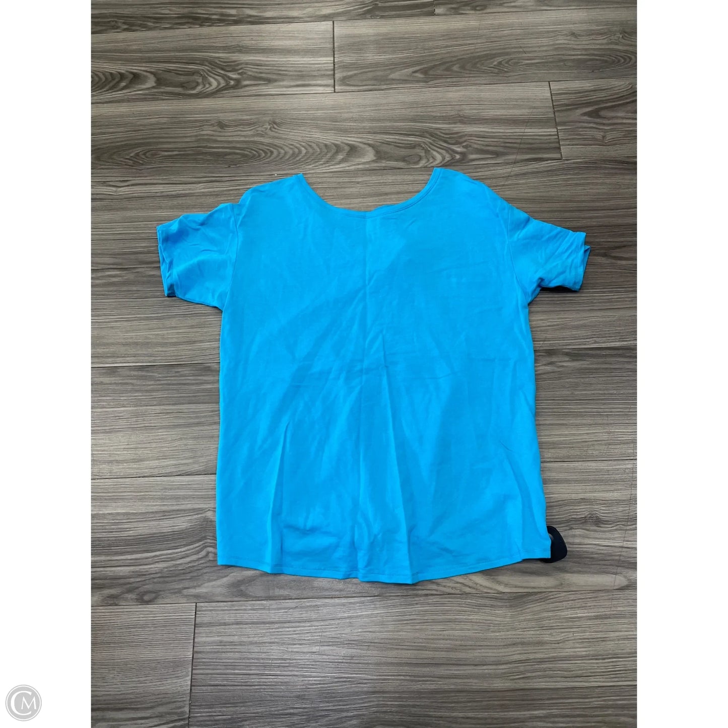 Top Short Sleeve By Chicos In Blue, Size: M