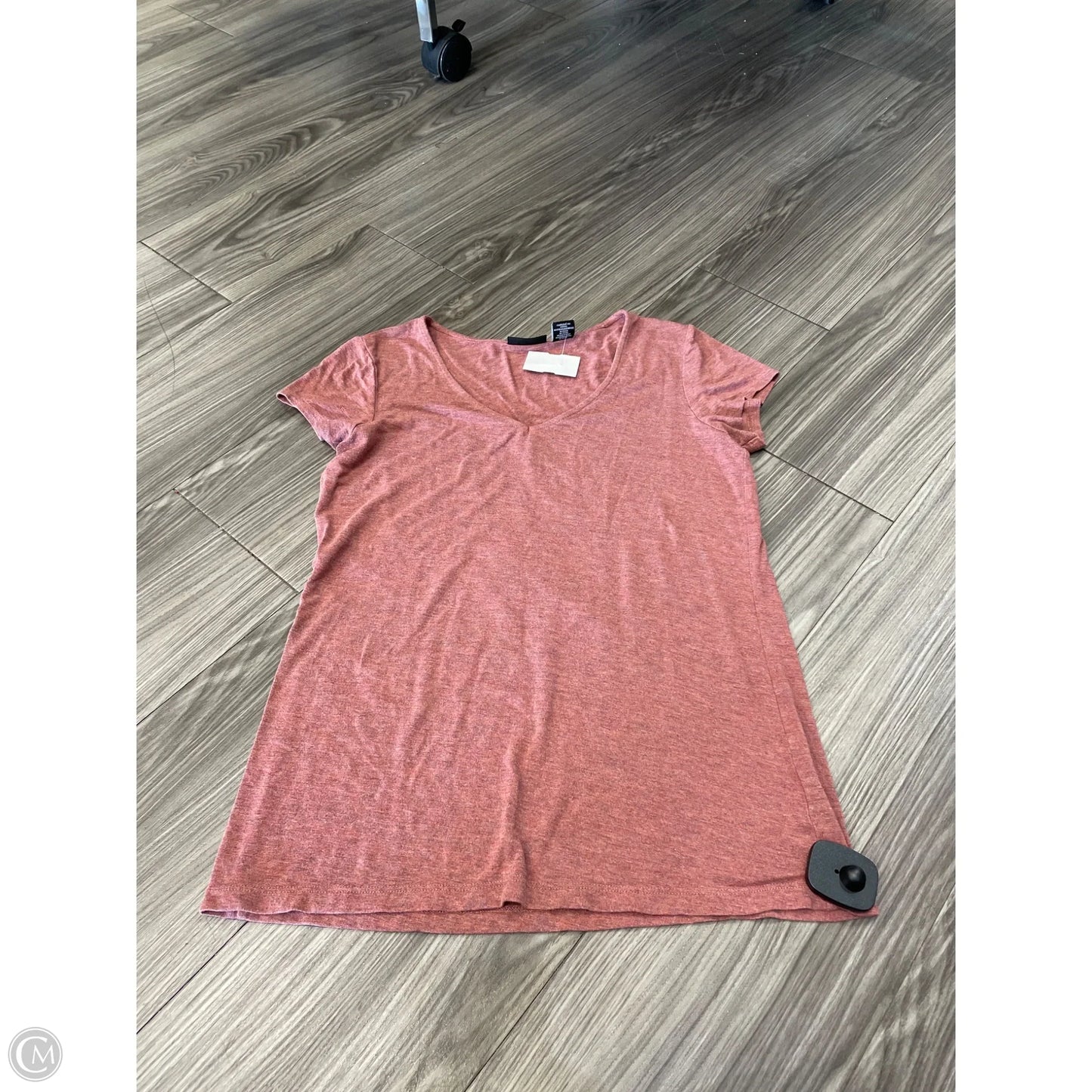 Top Short Sleeve By Tahari By Arthur Levine In Red, Size: S