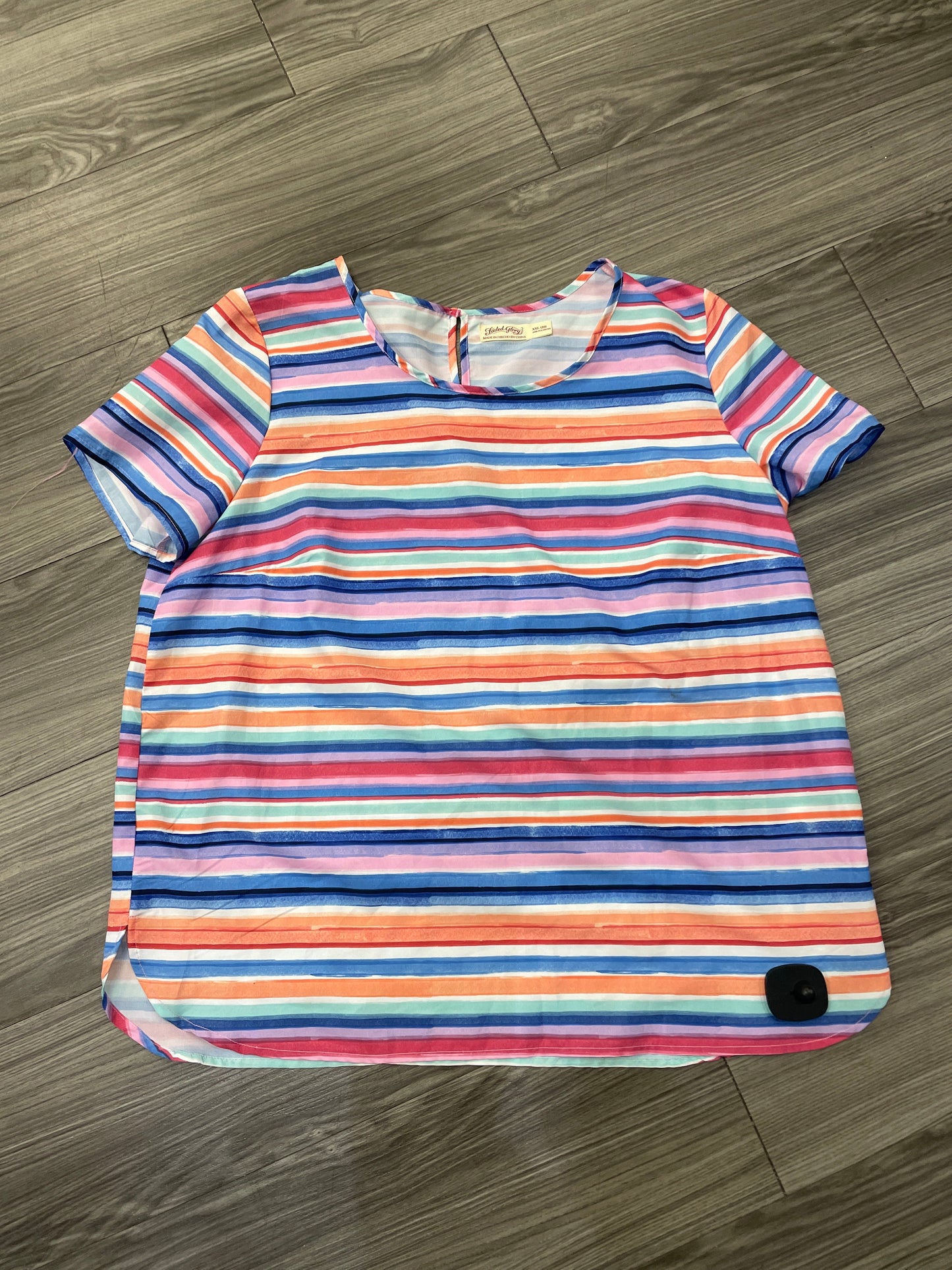 Top Short Sleeve By Faded Glory Size: 2x