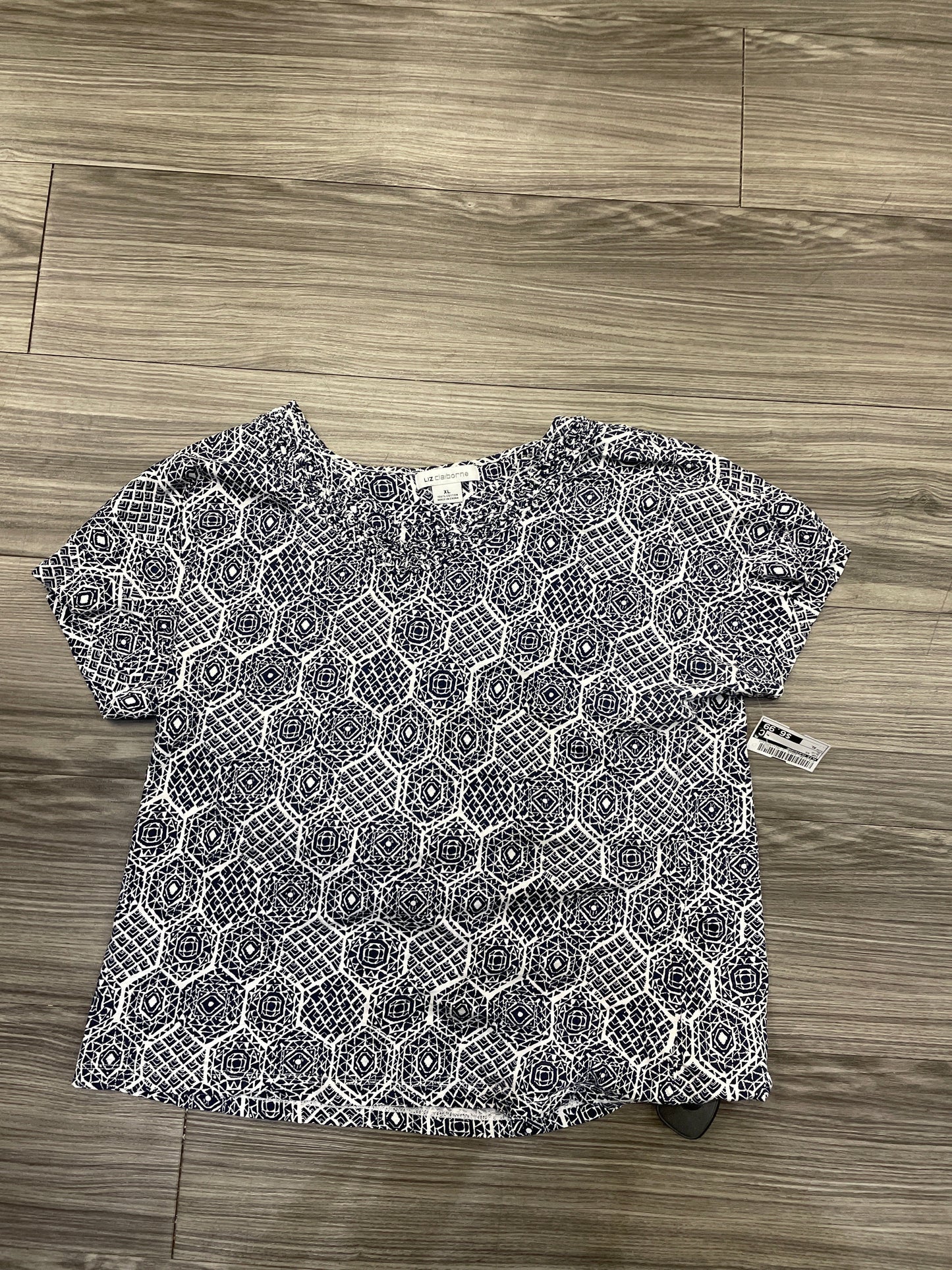 Top Short Sleeve By Liz Claiborne Size: Xl