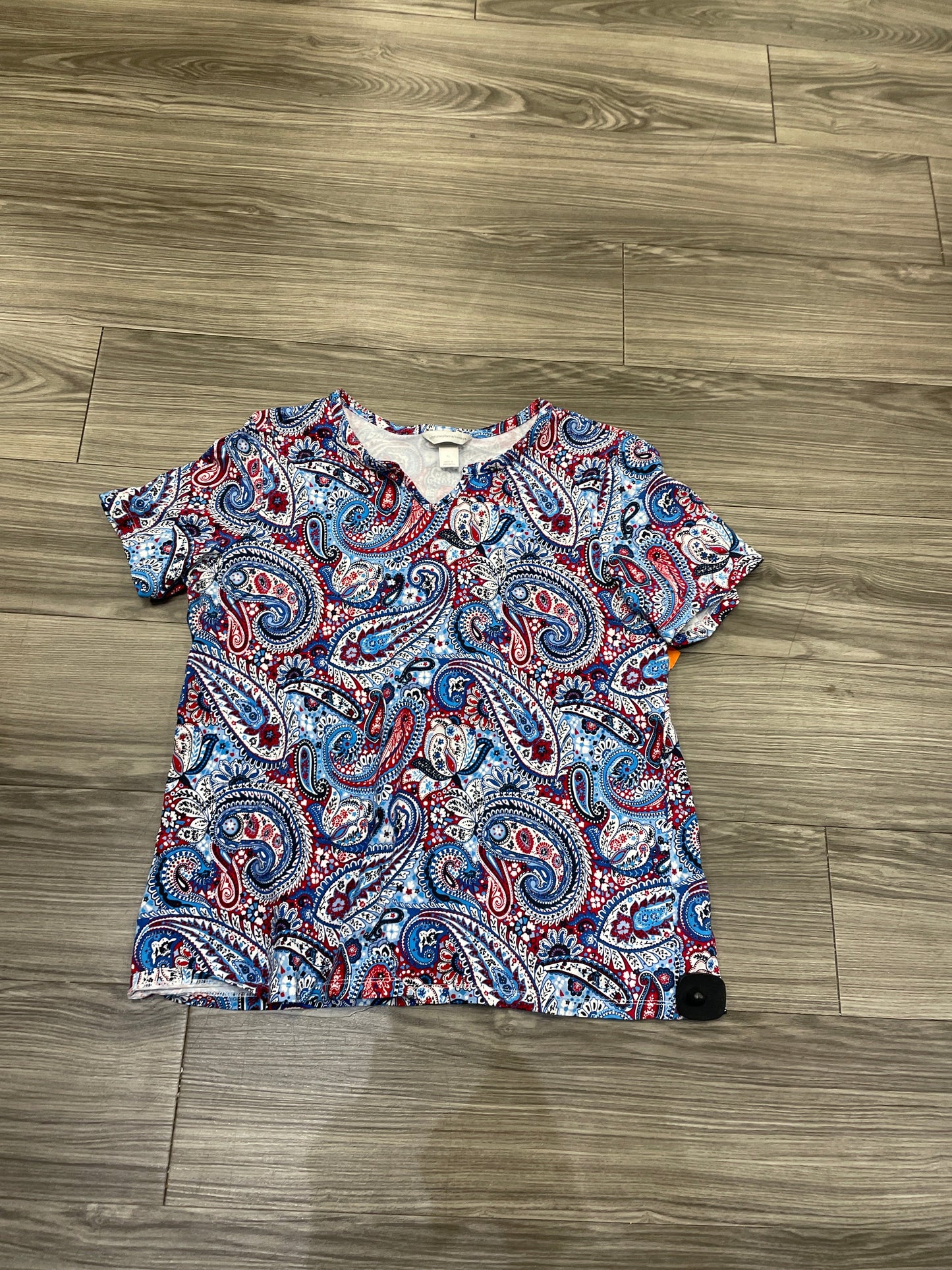 Top Short Sleeve By Christopher And Banks Size: Xl