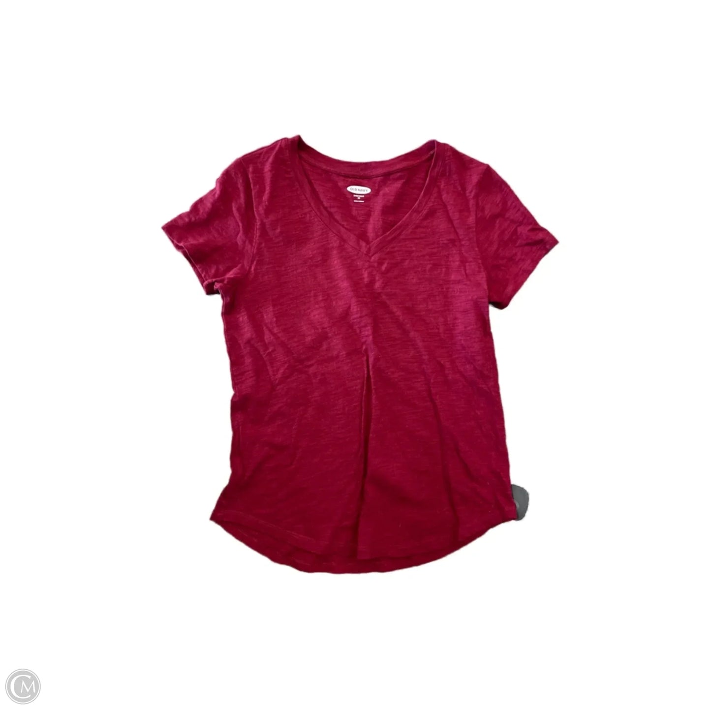 Top Short Sleeve Basic By Old Navy In Red, Size: Xs