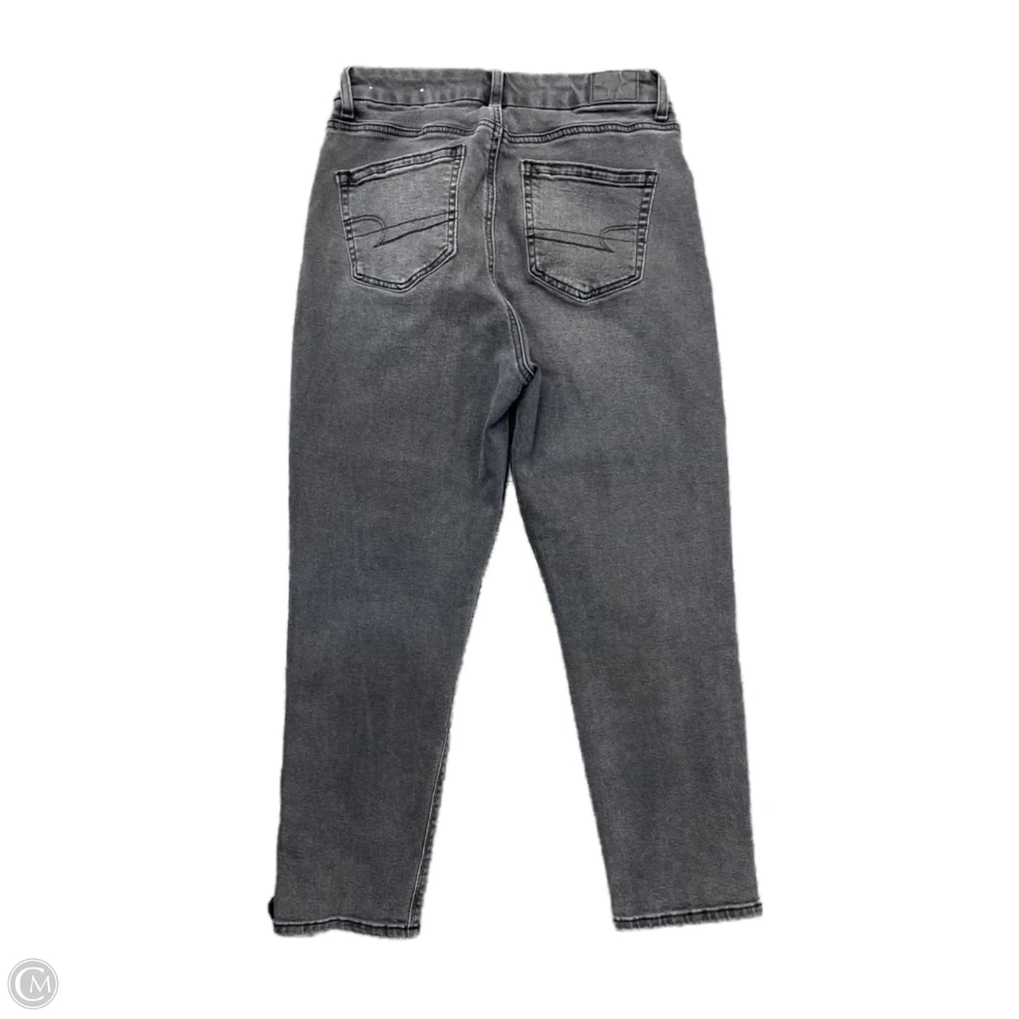 Jeans Boyfriend By American Eagle In Black, Size: 4