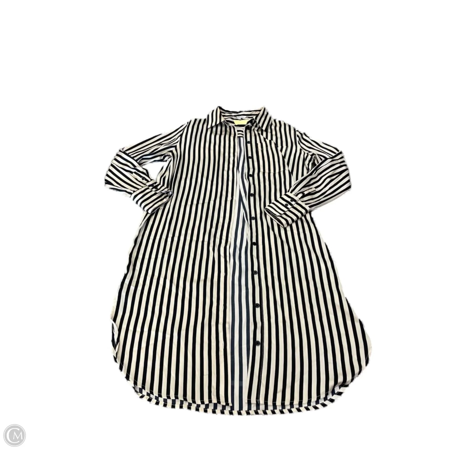 Dress Casual Short By Ophelia Roe In Striped Pattern, Size: S