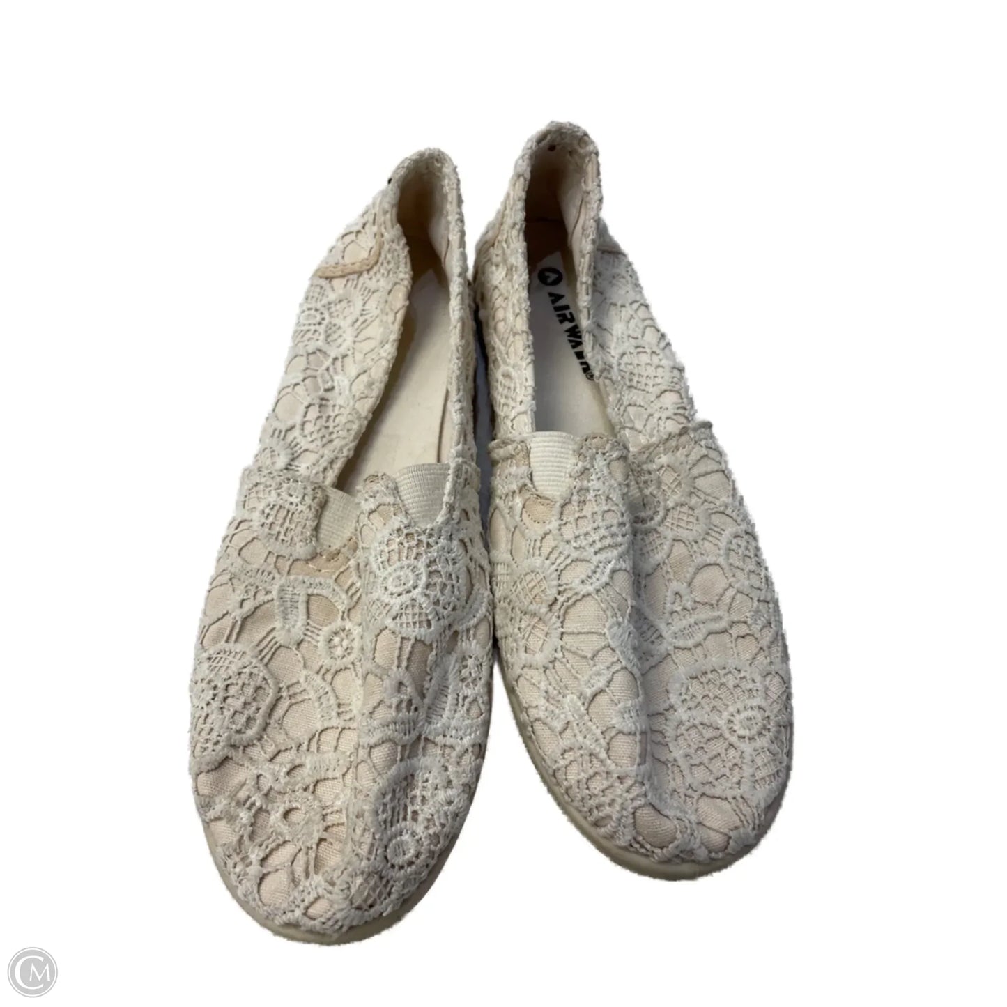 Shoes Flats By Airwalk In Cream, Size: 8