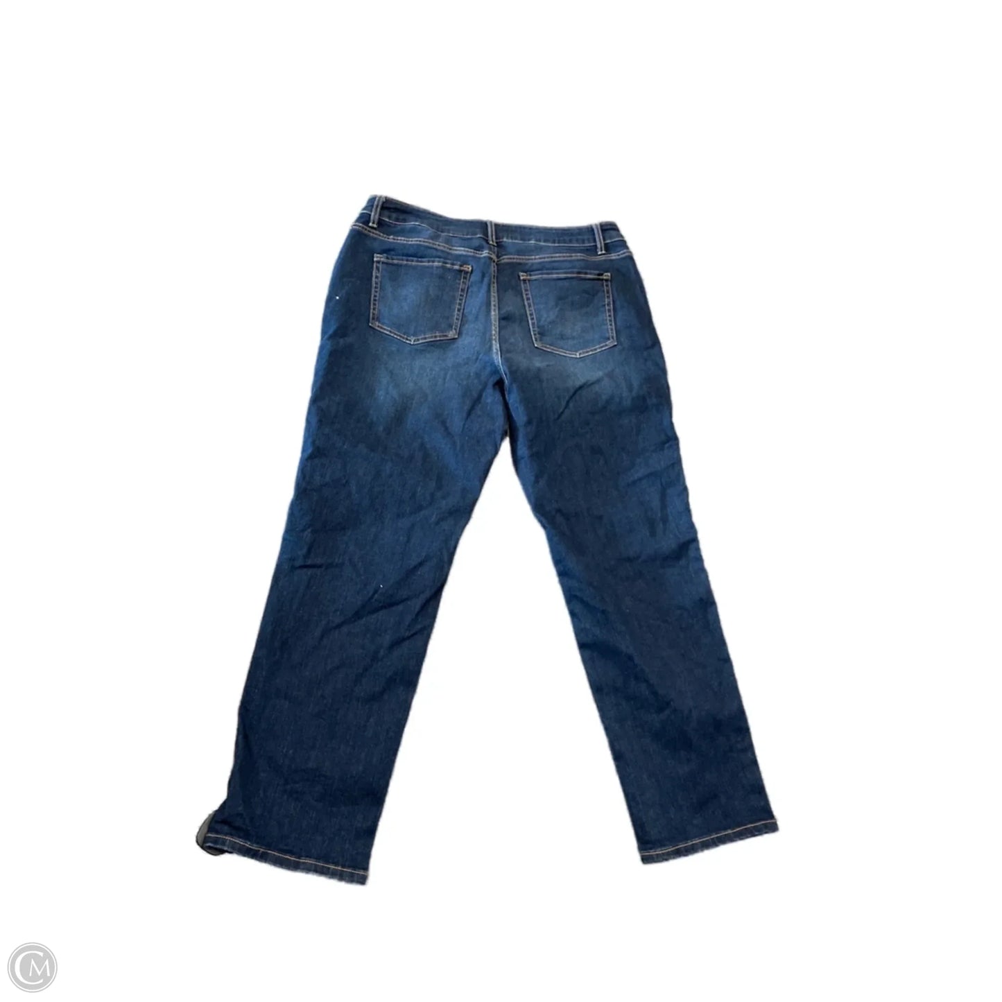 Jeans Straight By Time And Tru In Blue, Size: 16