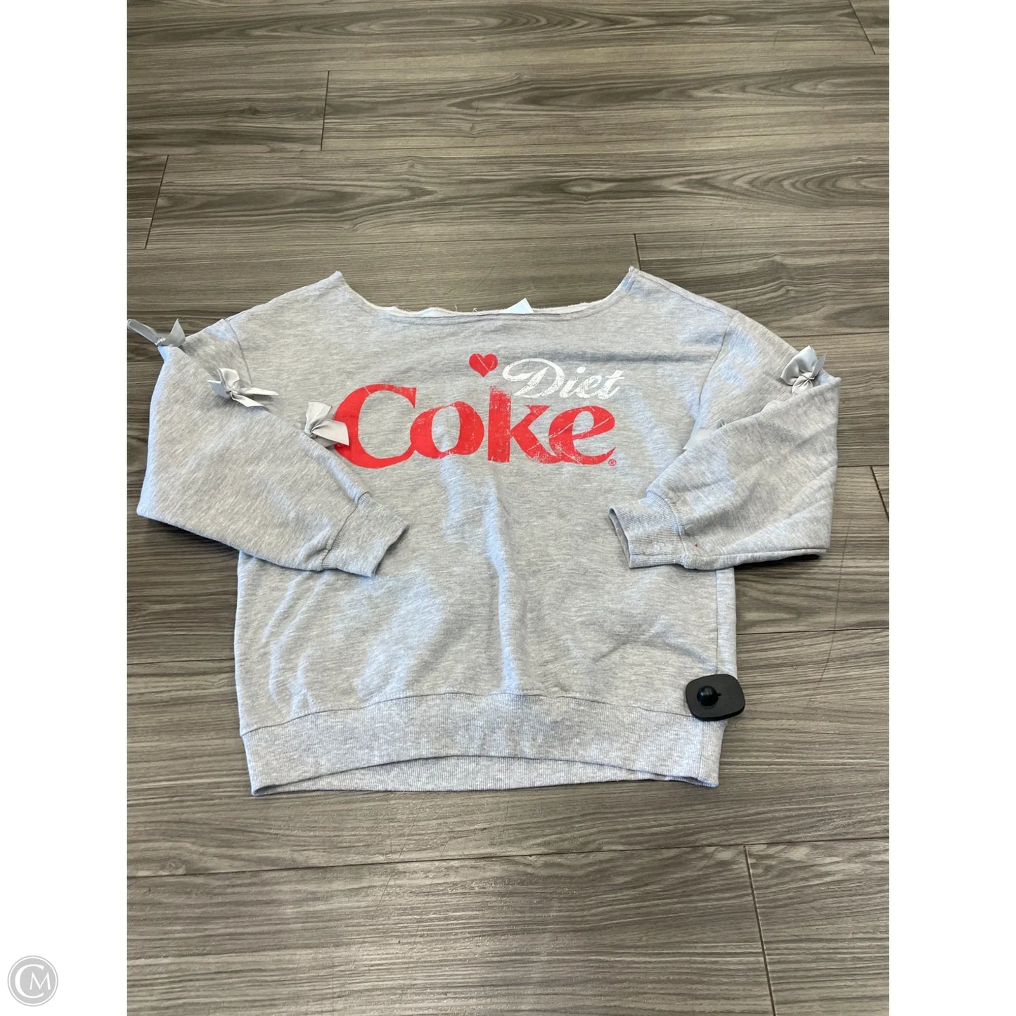 Sweatshirt Crewneck By Clothes Mentor In Grey, Size: S