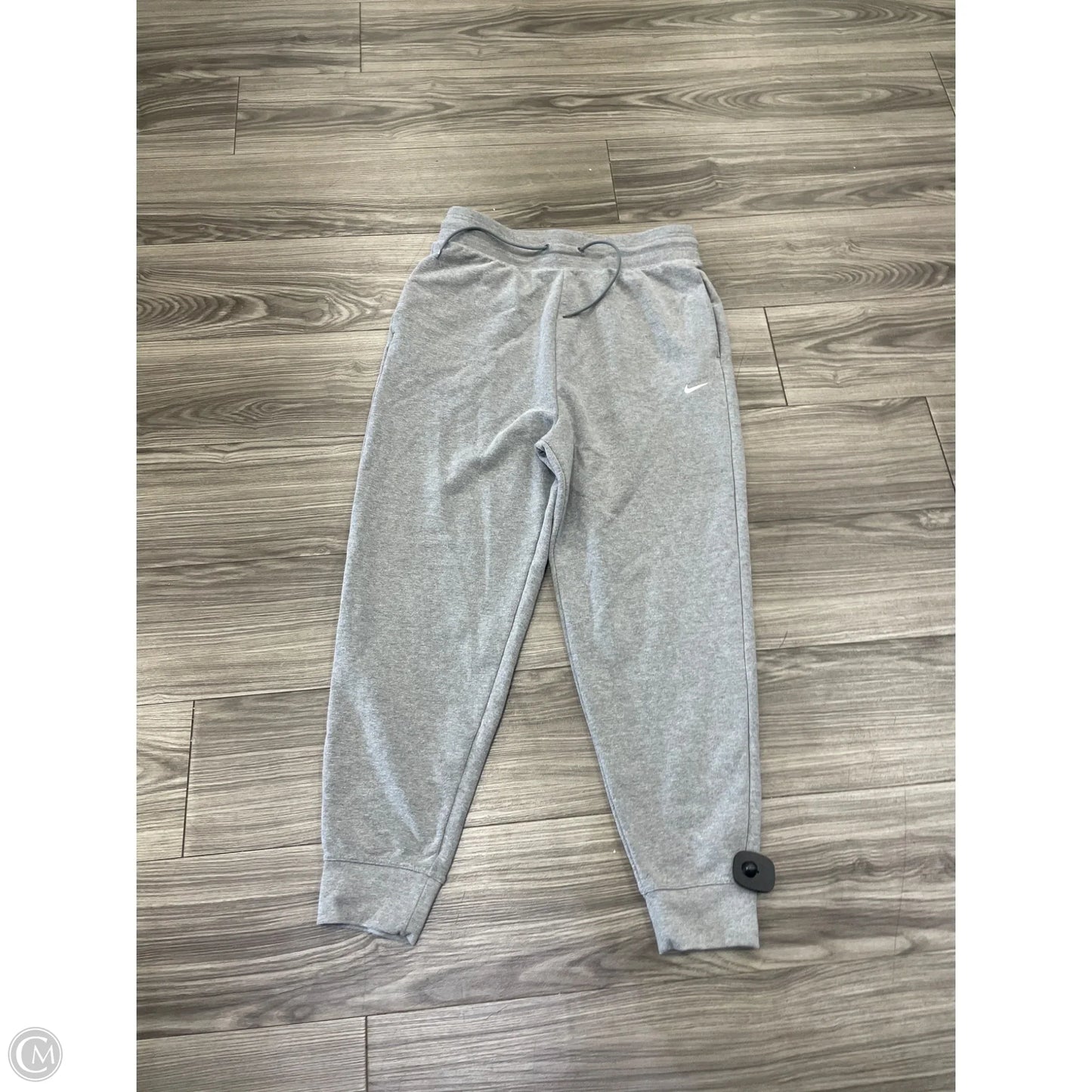 Athletic Pants By Nike In Grey, Size: L
