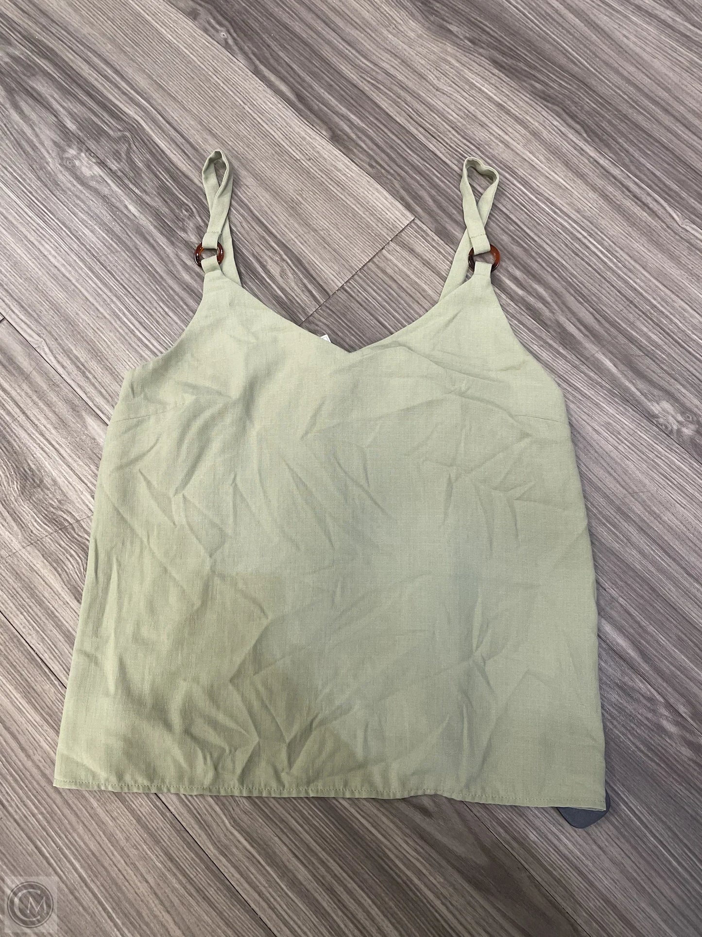 Tank Top By Mine In Green, Size: M