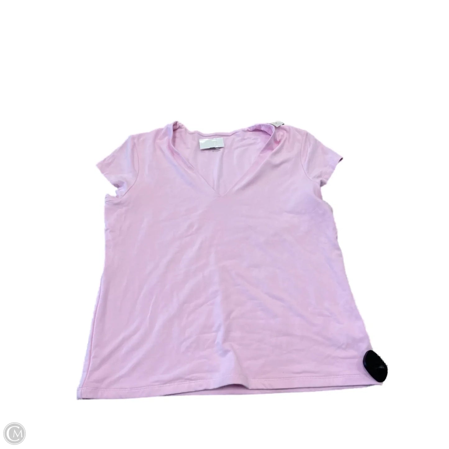 Top Short Sleeve Basic By A New Day In Pink, Size: L