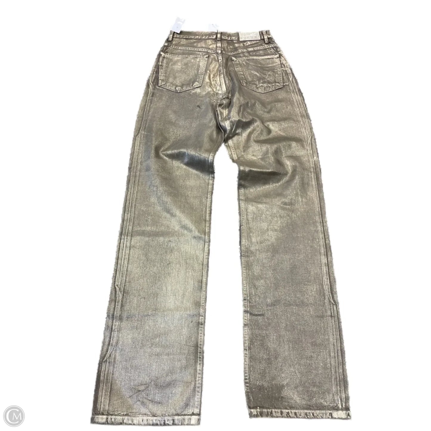 Jeans Straight By Clothes Mentor In Gold, Size: 4