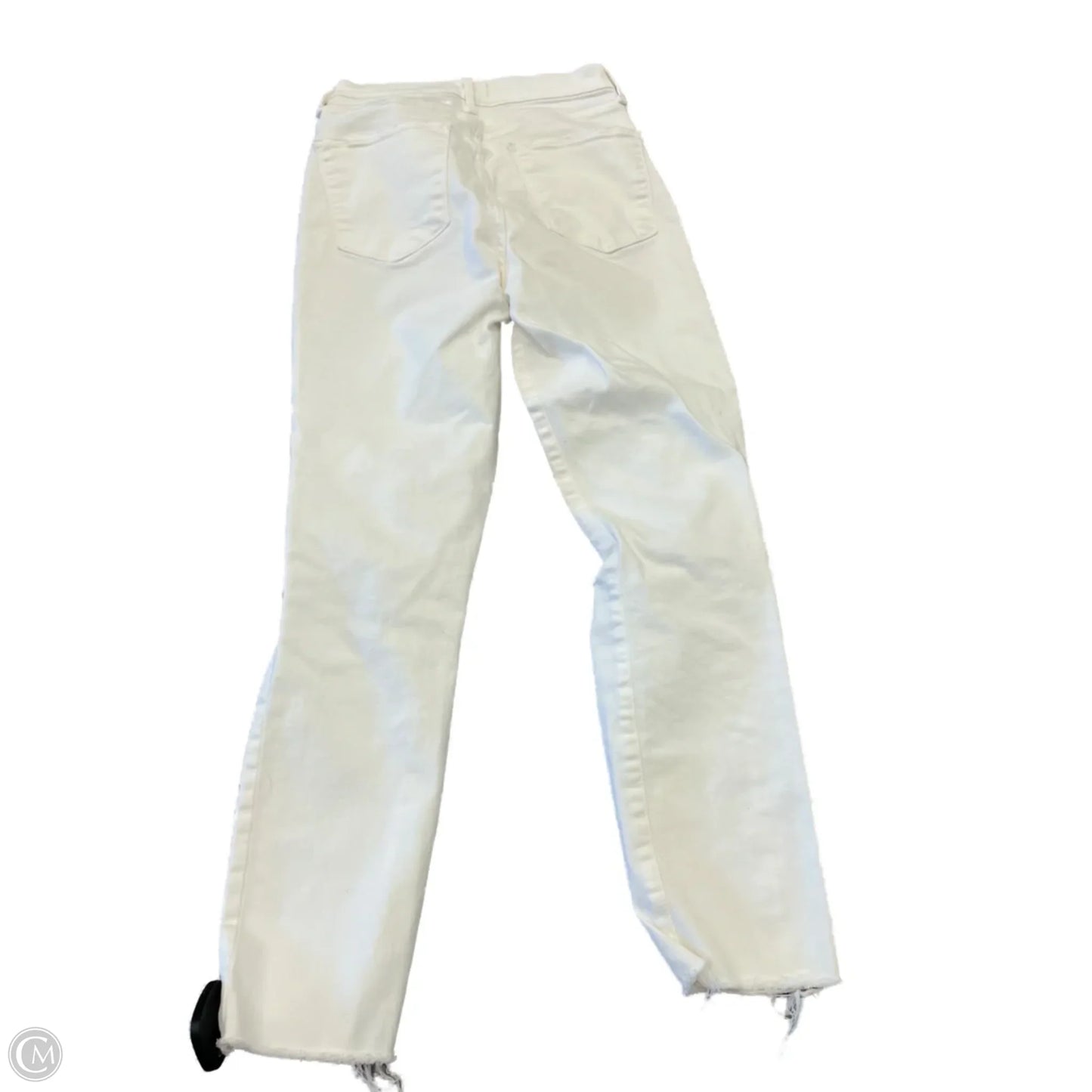 Jeans Skinny By Abercrombie And Fitch In White, Size: 6