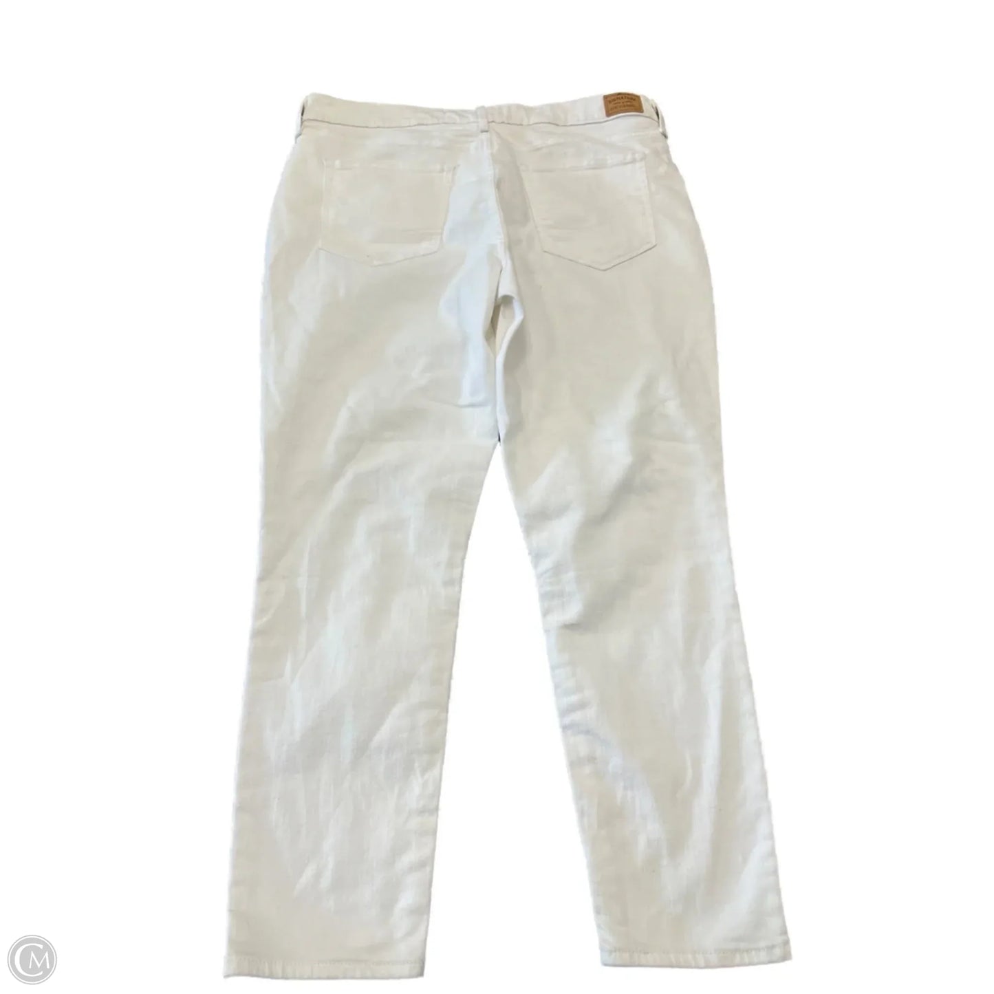Jeans Skinny By Levis In White, Size: 18