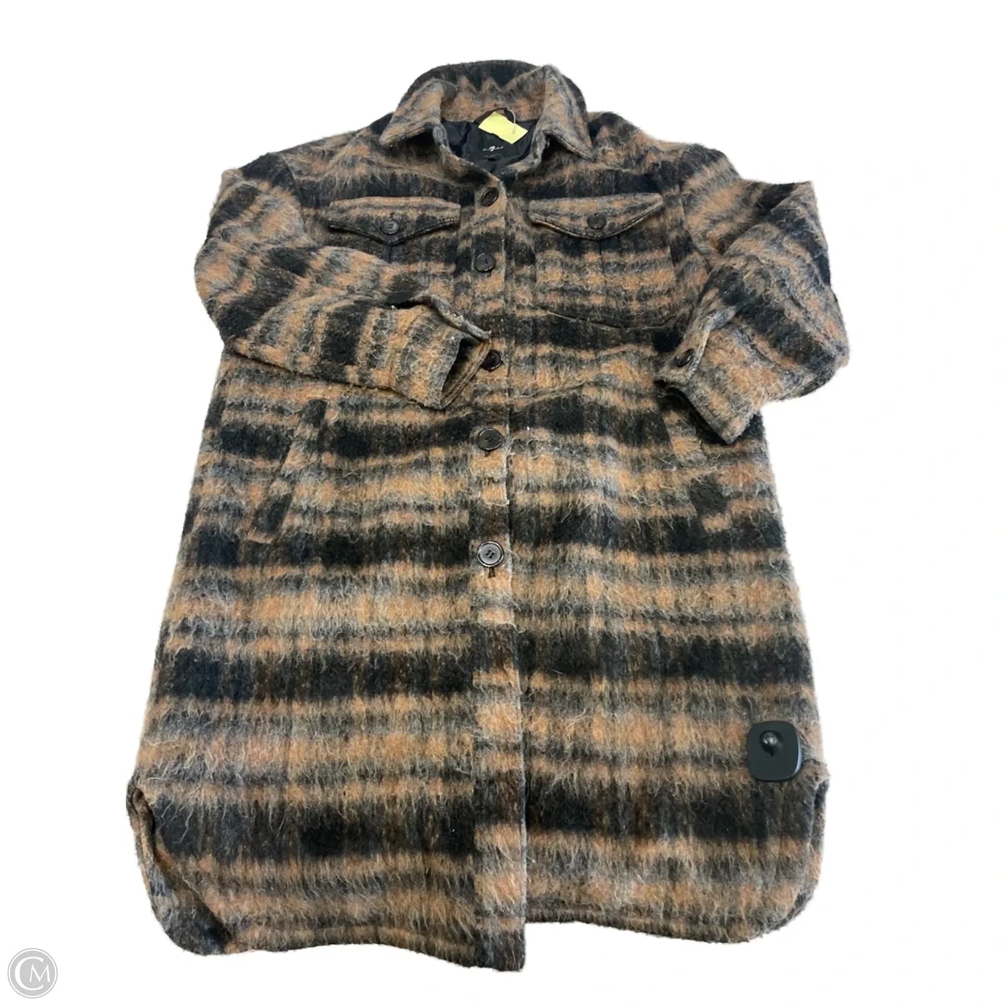 Jacket Other By 7 For All Mankind In Plaid Pattern, Size: M