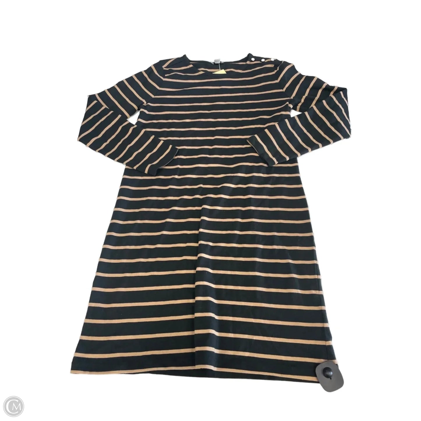 Dress Casual Midi By J. Crew In Striped Pattern, Size: S